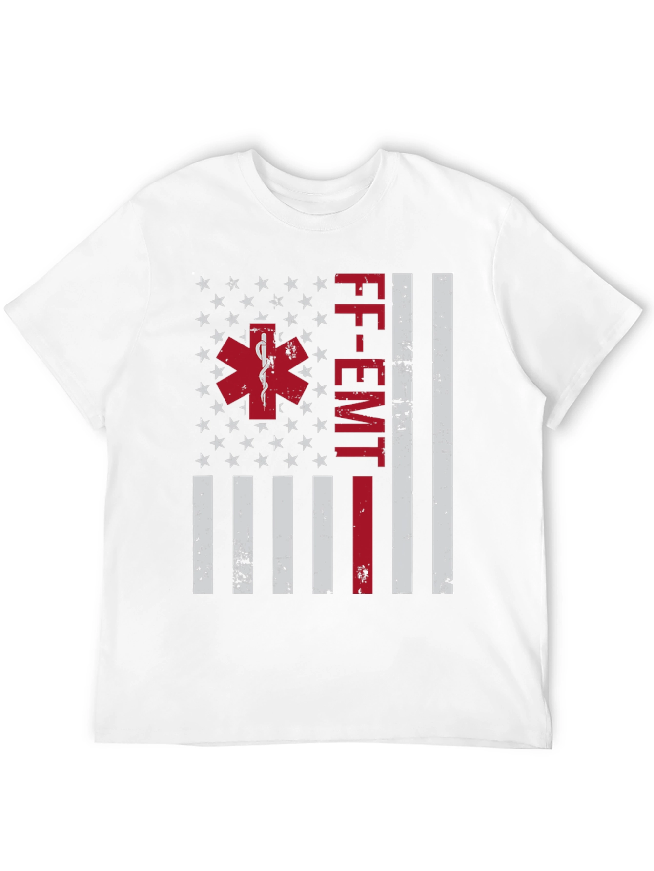 FF-EMT American Flag Graphic T-Shirt