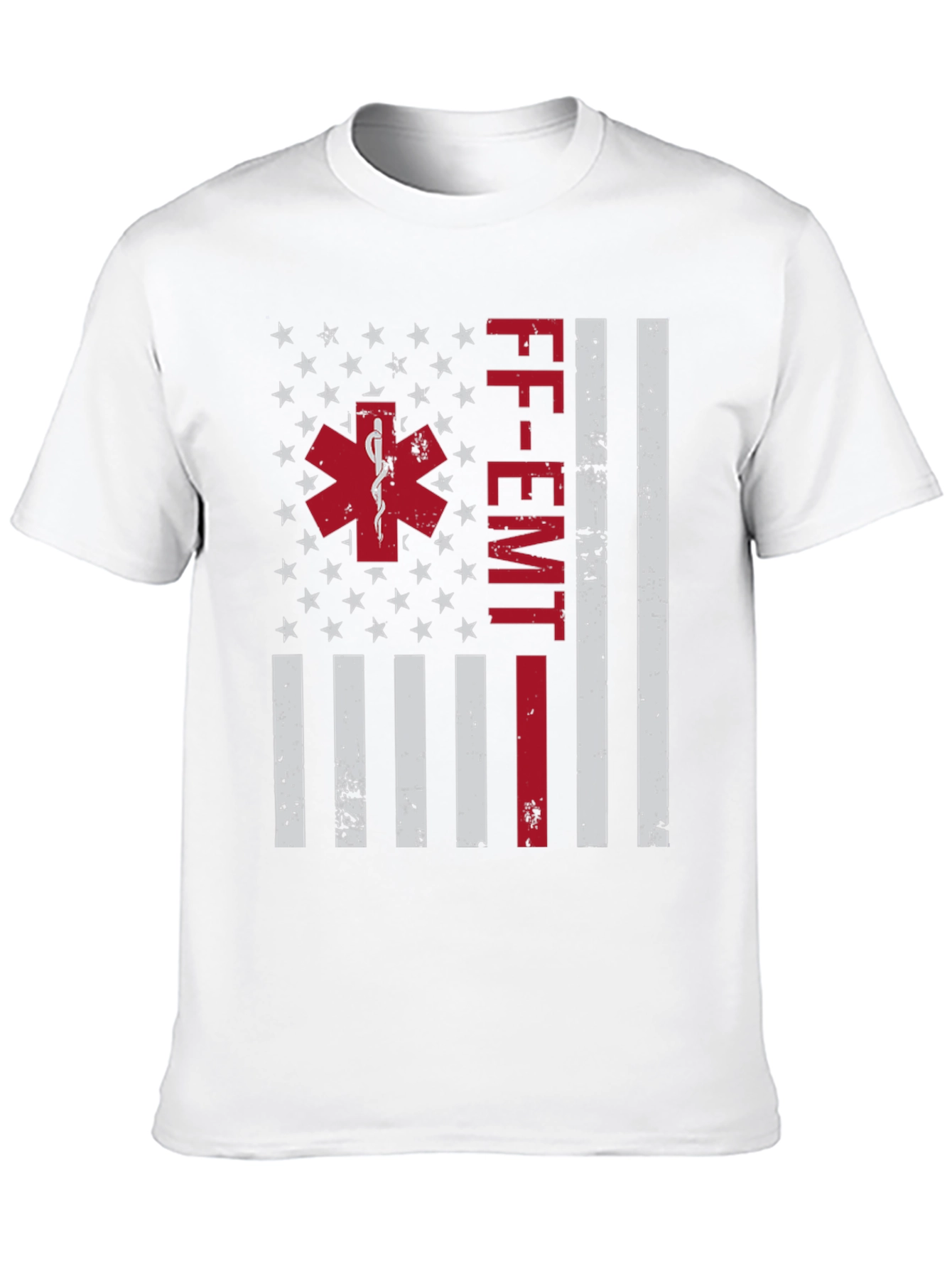 FF-EMT American Flag Graphic T-Shirt