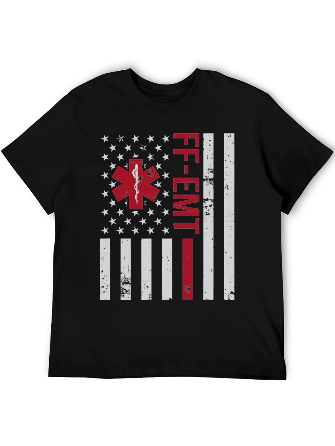 FF-EMT American Flag Graphic T-Shirt