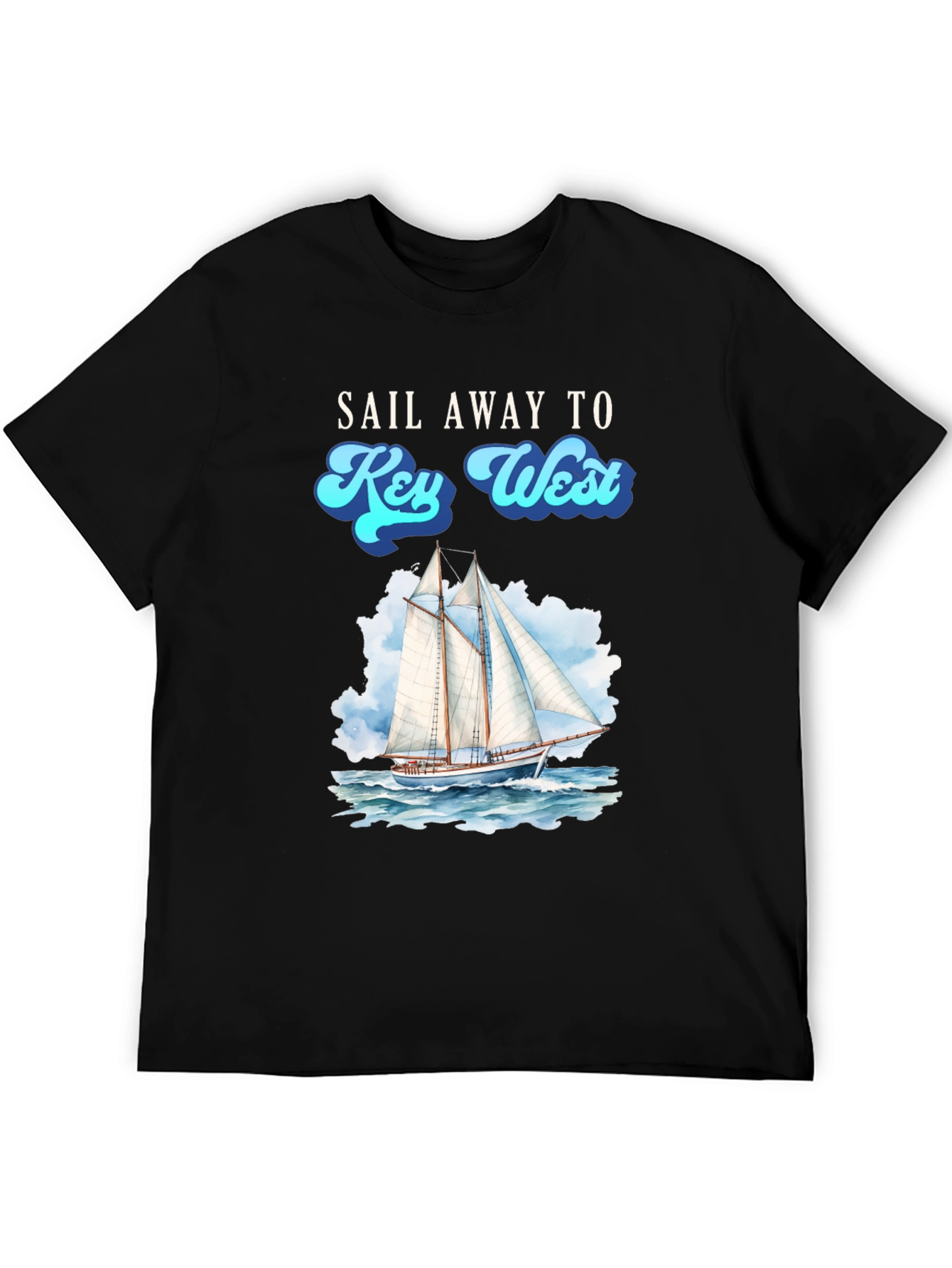 Sail Away to Key West T-Shirt - Nautical Tee