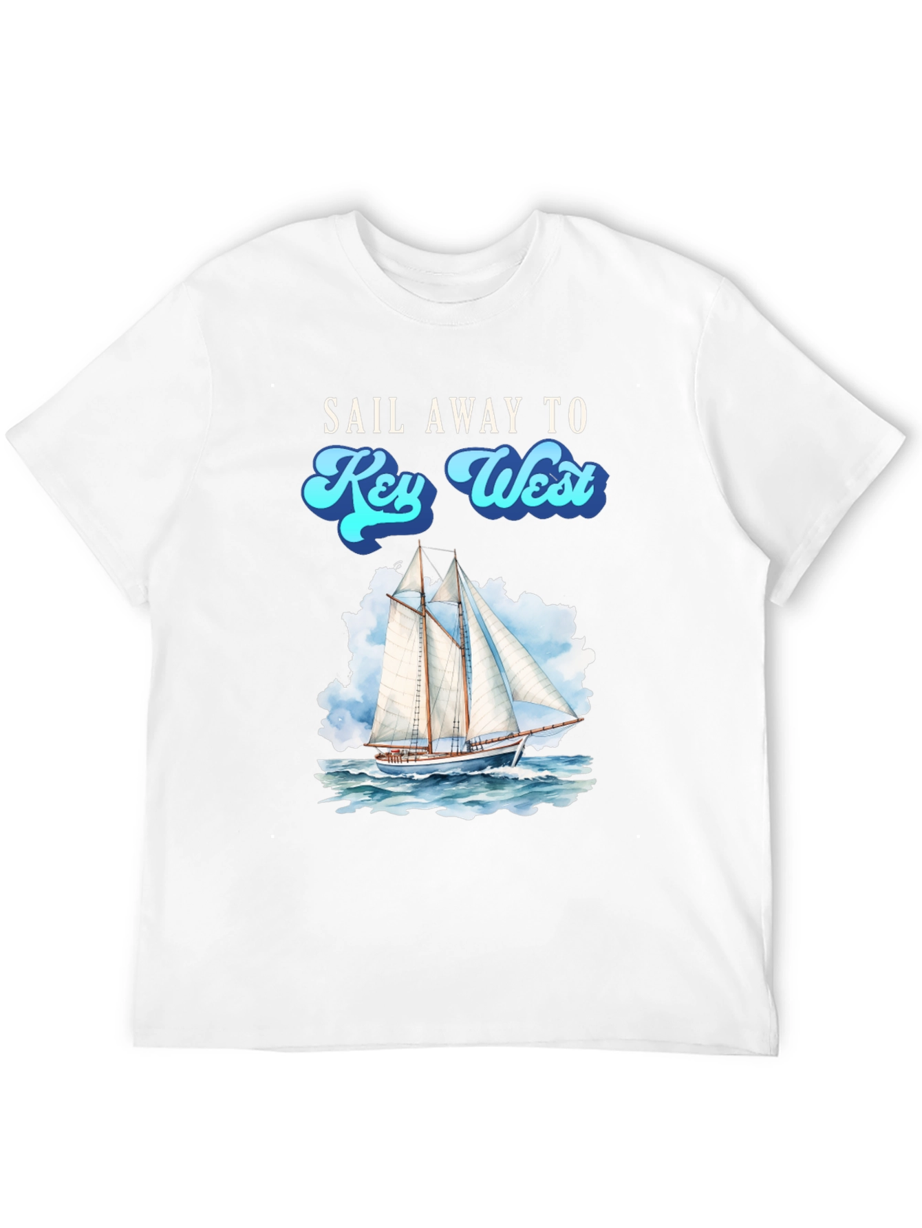 Sail Away to Key West T-Shirt - Nautical Tee