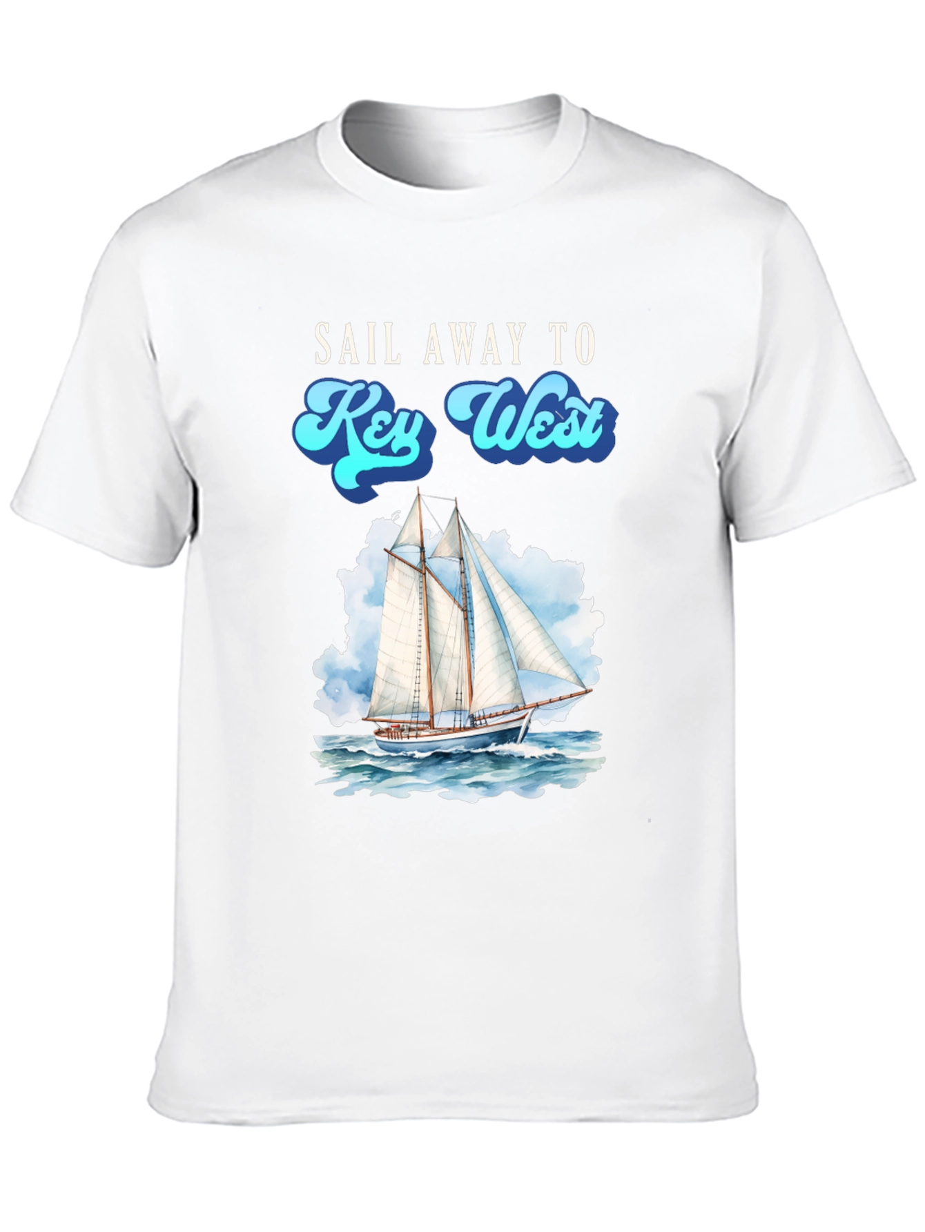 Sail Away to Key West T-Shirt - Nautical Tee