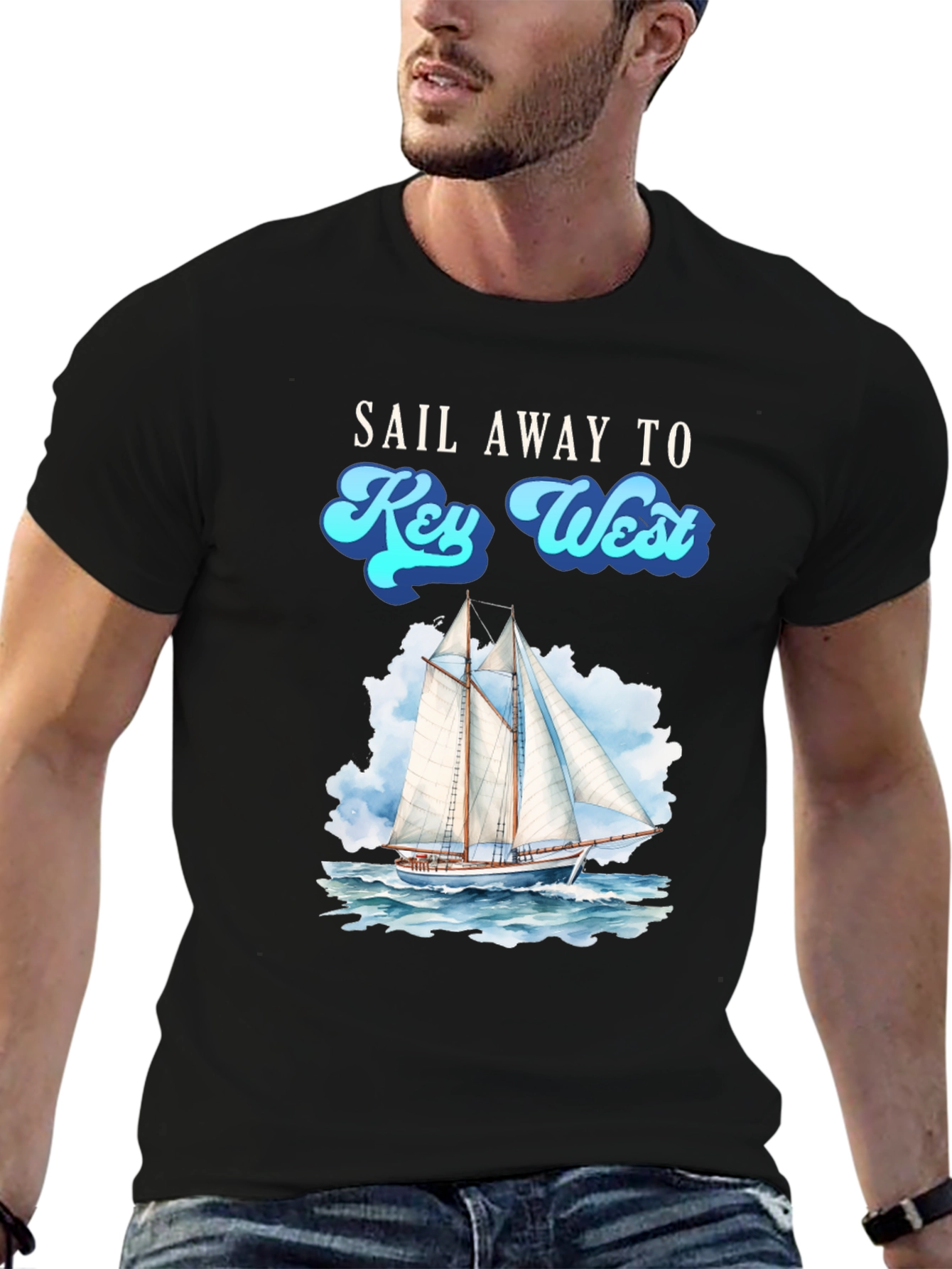Sail Away to Key West T-Shirt - Nautical Tee