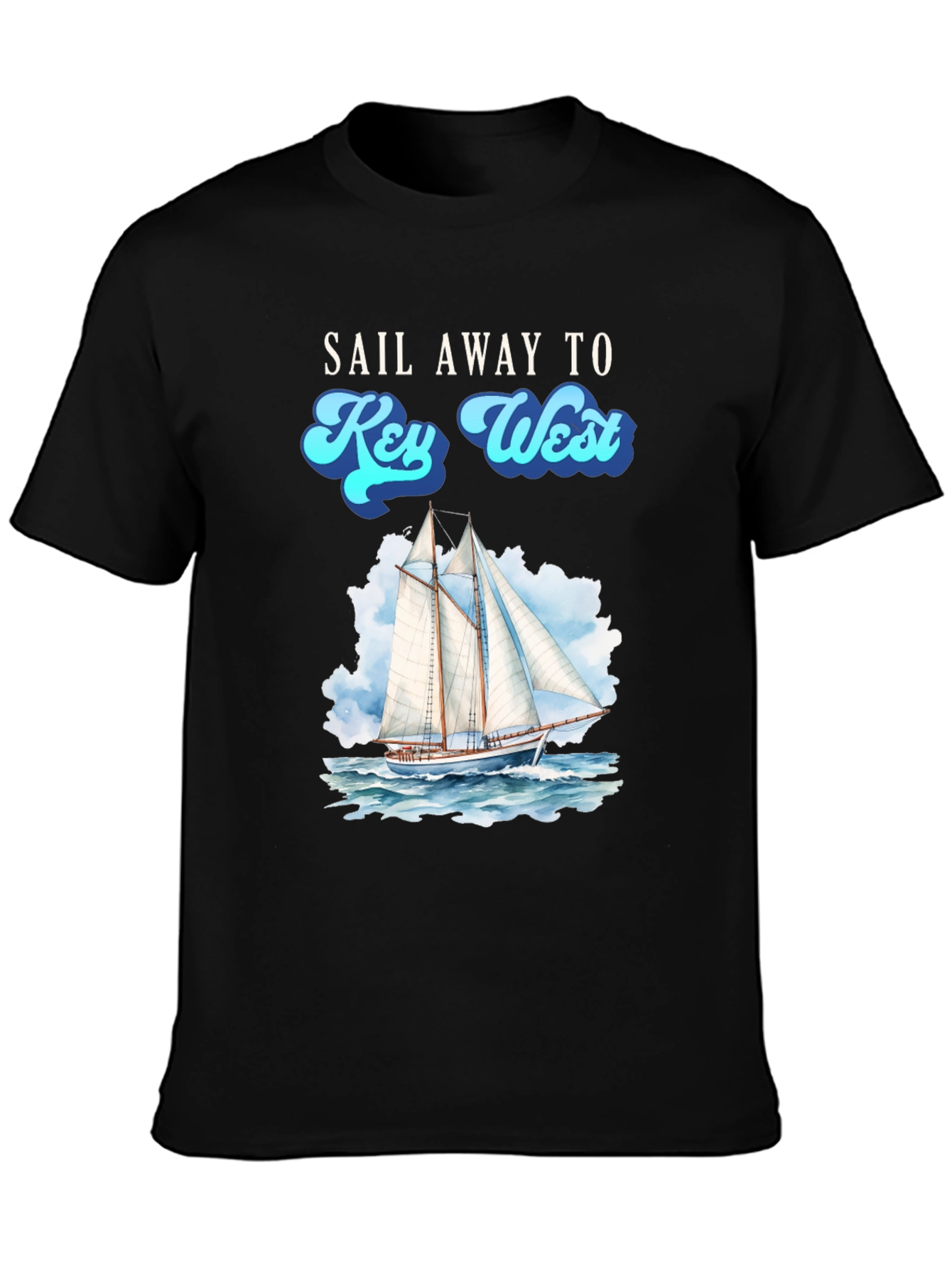 Sail Away to Key West T-Shirt - Nautical Tee