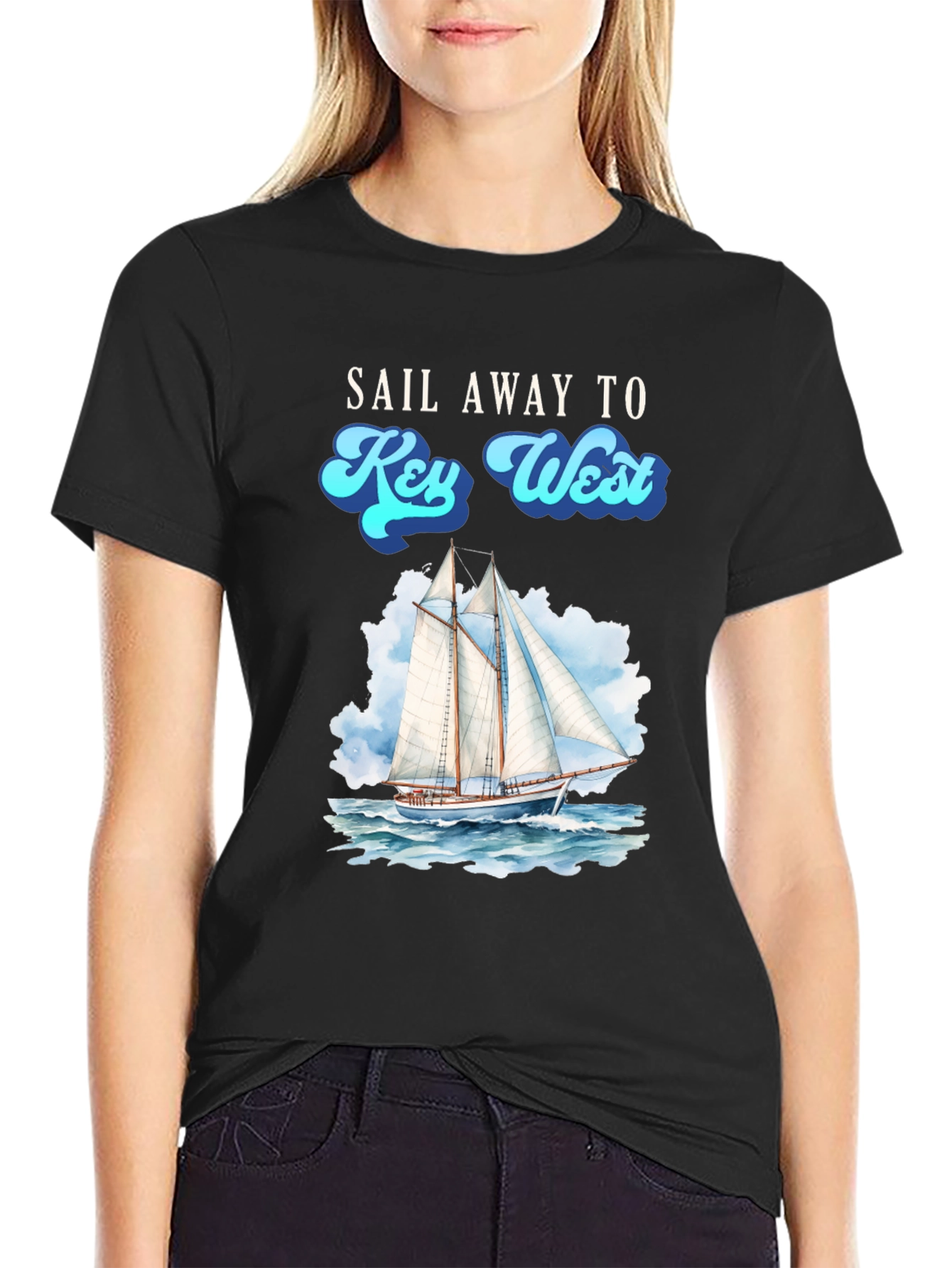 Sail Away to Key West T-Shirt - Nautical Tee