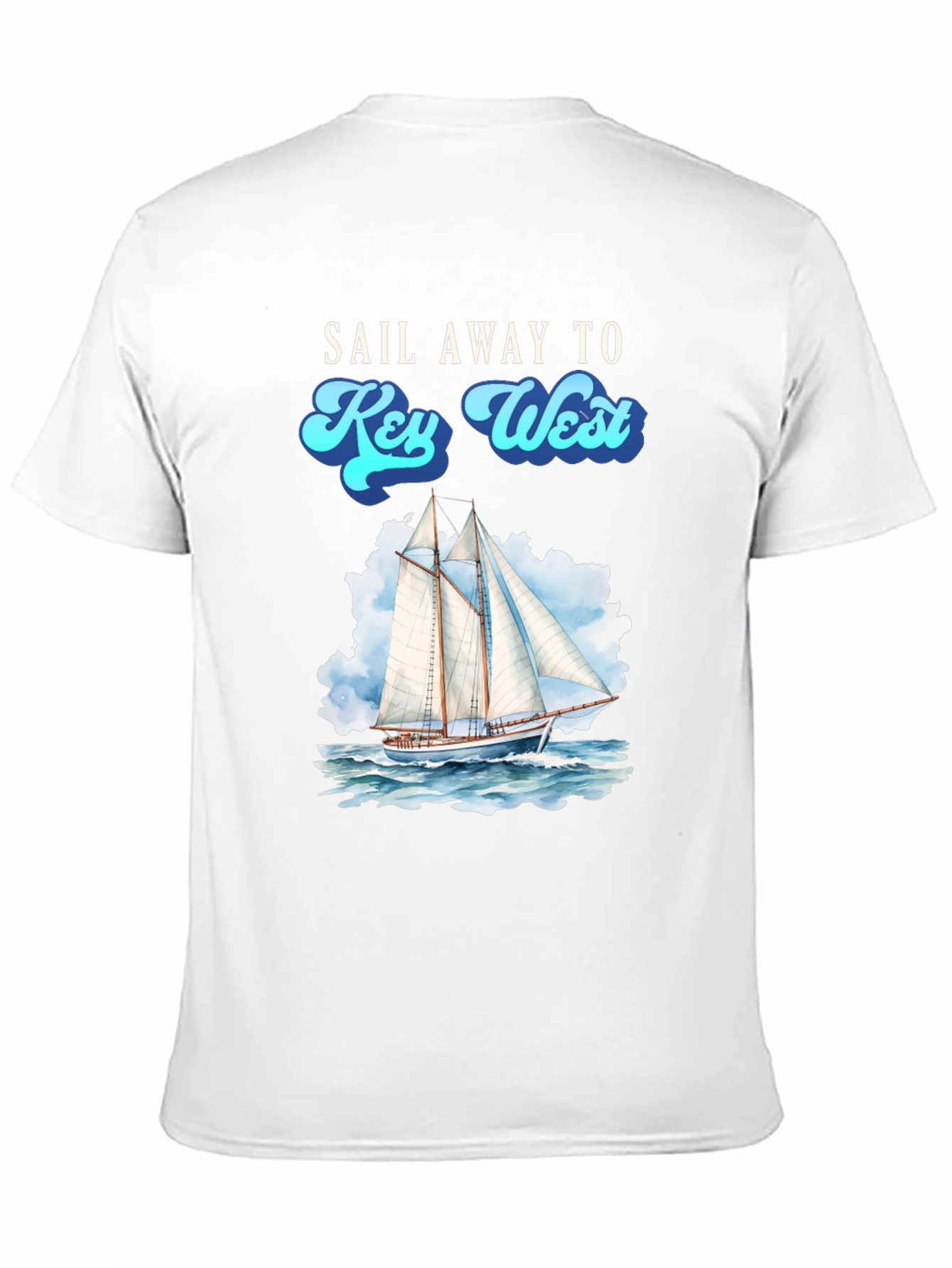 Sail Away to Key West T-Shirt - Nautical Tee