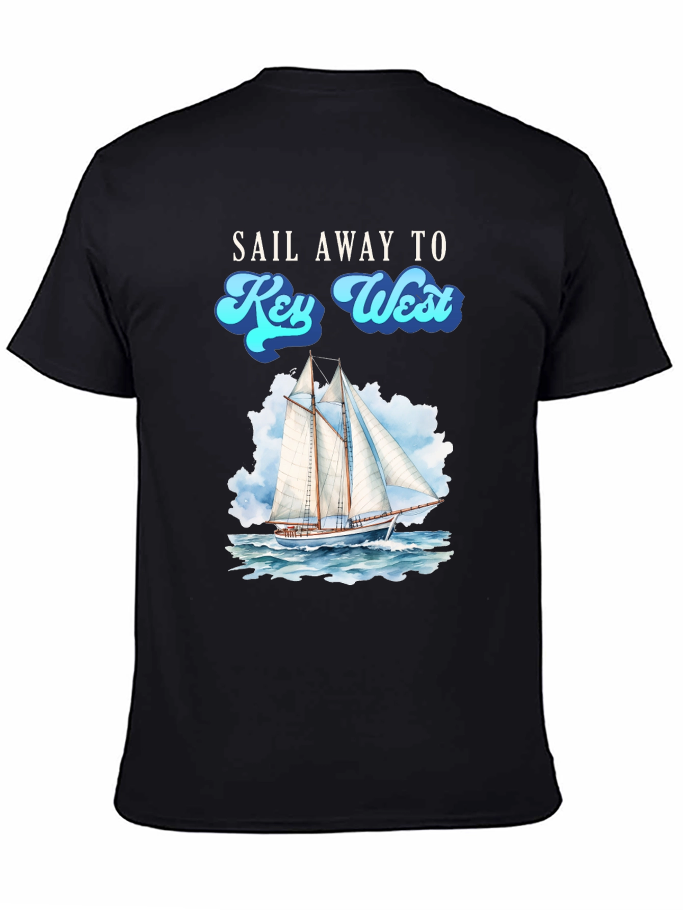Sail Away to Key West T-Shirt - Nautical Tee