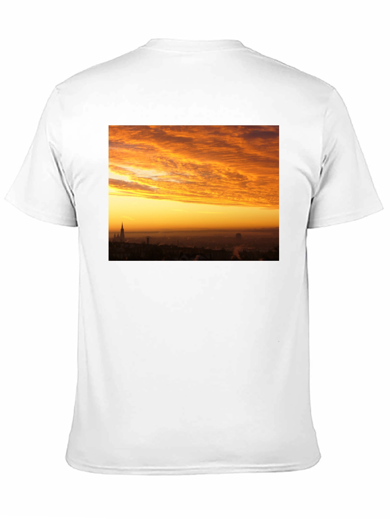 Sunset Cityscape Graphic T-Shirt