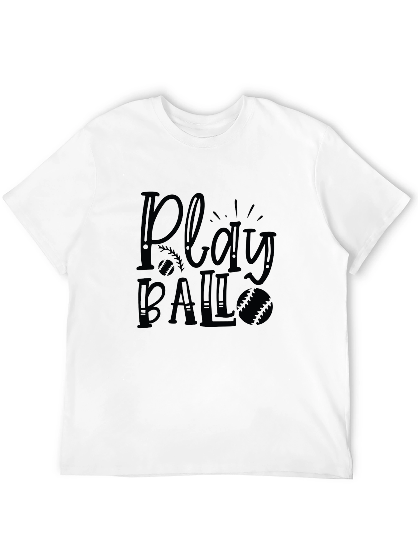 Play Ball T-Shirt - Baseball Graphic Tee