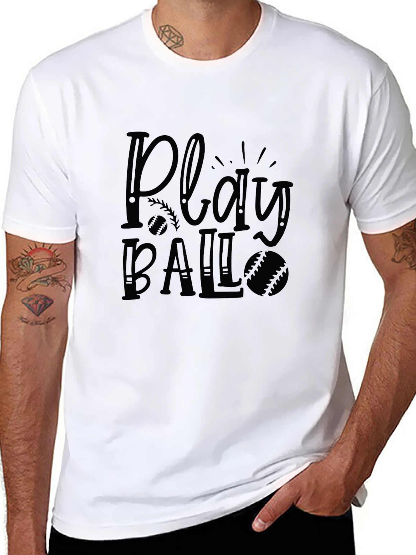 Play Ball T-Shirt - Baseball Graphic Tee