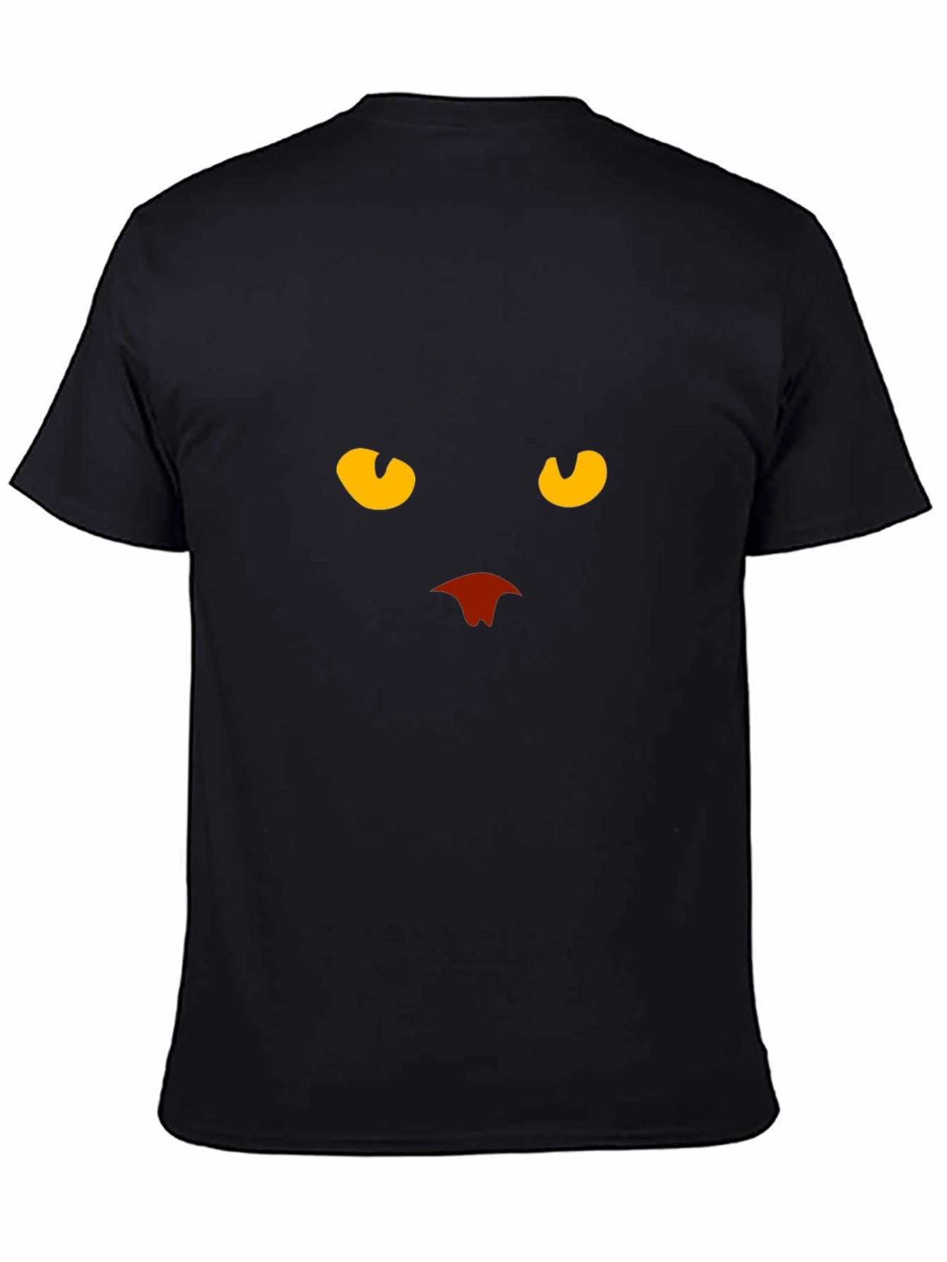 Black Cat Face Graphic Tee - Stylish Unisex T-Shirt