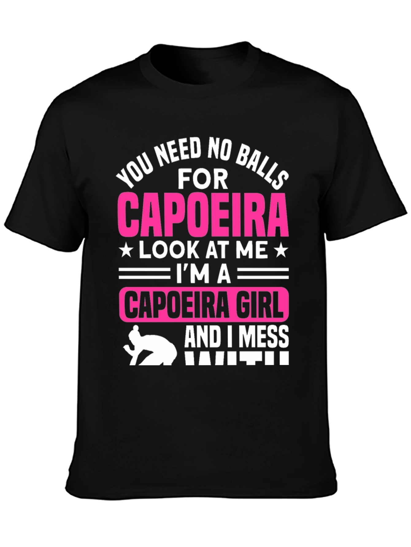 Capoeira Girl Graphic T-Shirt - Bold Statement Tee
