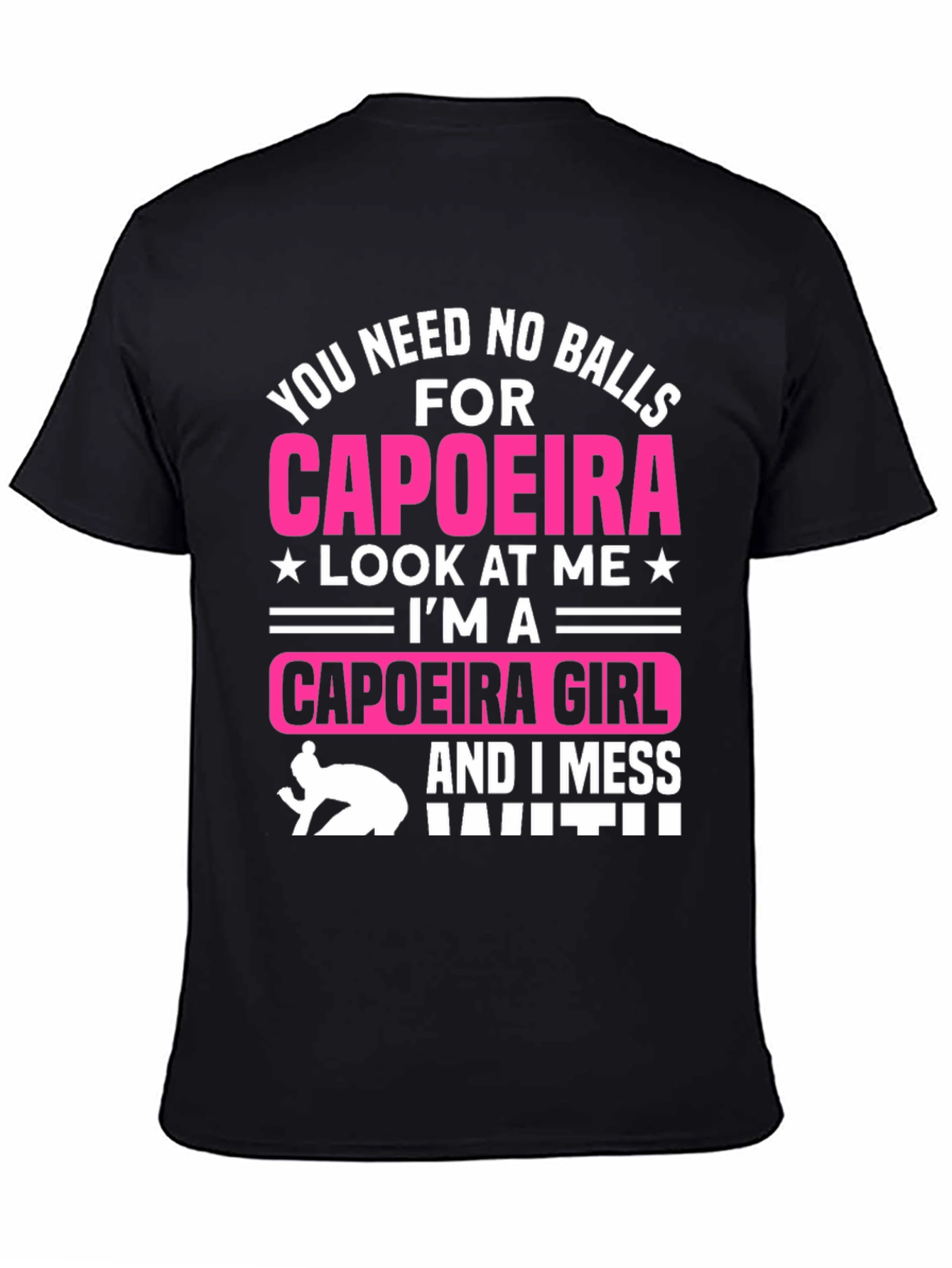 Capoeira Girl Graphic T-Shirt - Bold Statement Tee