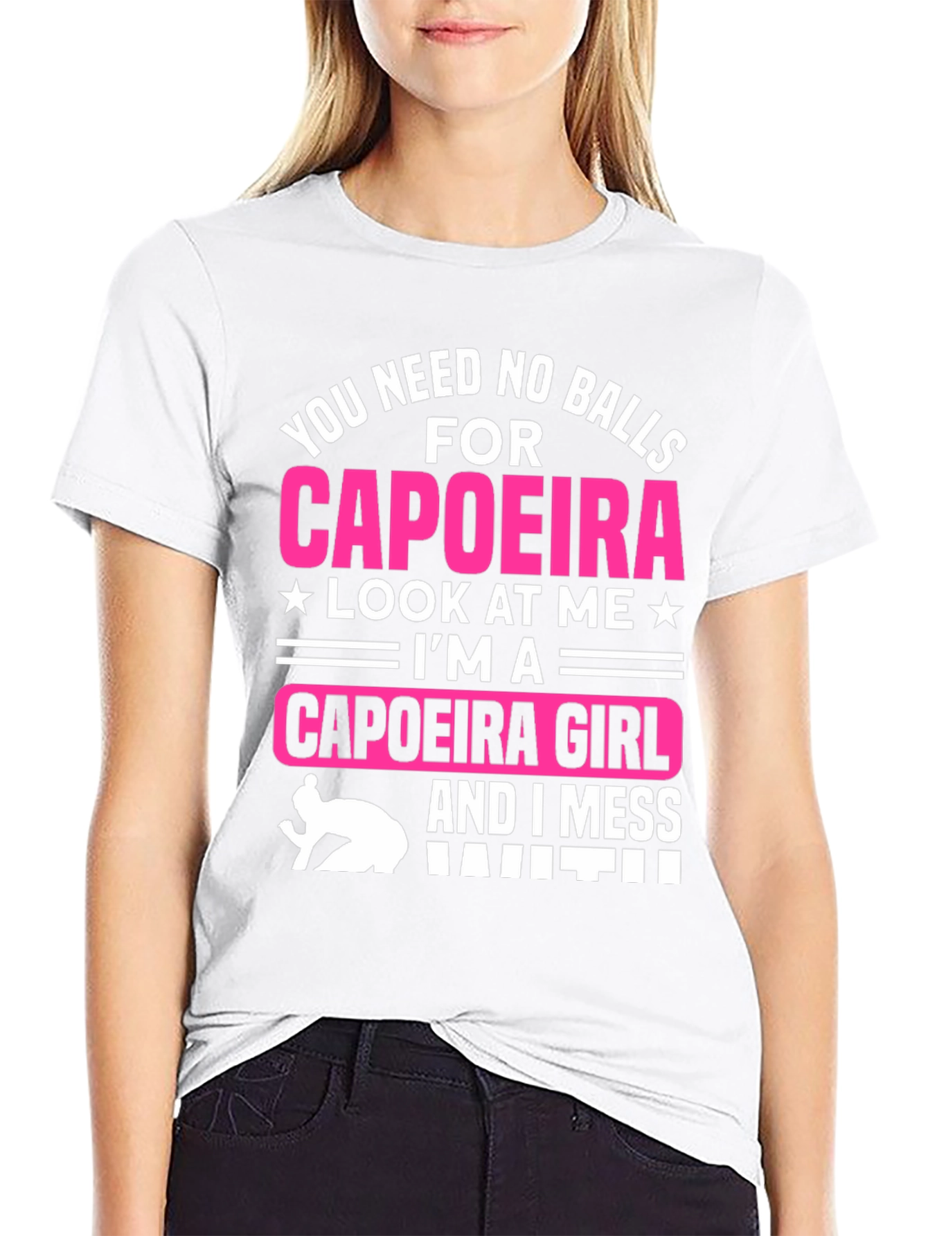 Capoeira Girl Graphic T-Shirt - Bold Statement Tee