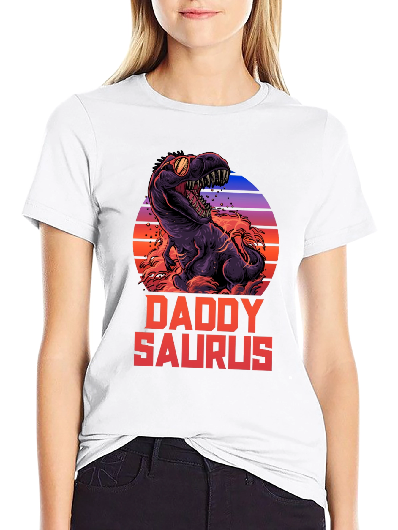 Daddy Saurus T-Shirt - Dino Dad Gift