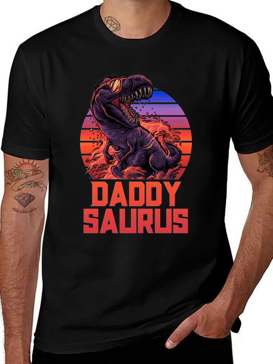 Daddy Saurus T-Shirt - Dino Dad Gift