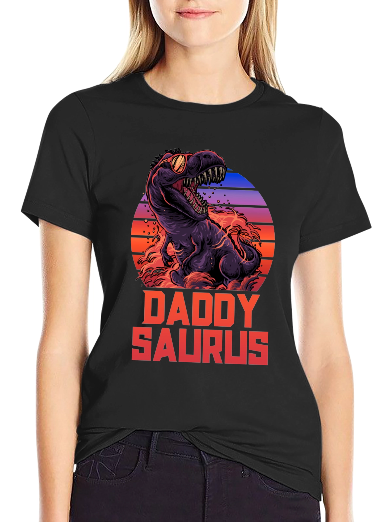 Daddy Saurus T-Shirt - Dino Dad Gift