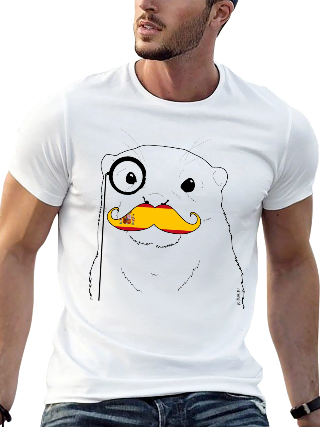 Otter Spain Moustache T-Shirt