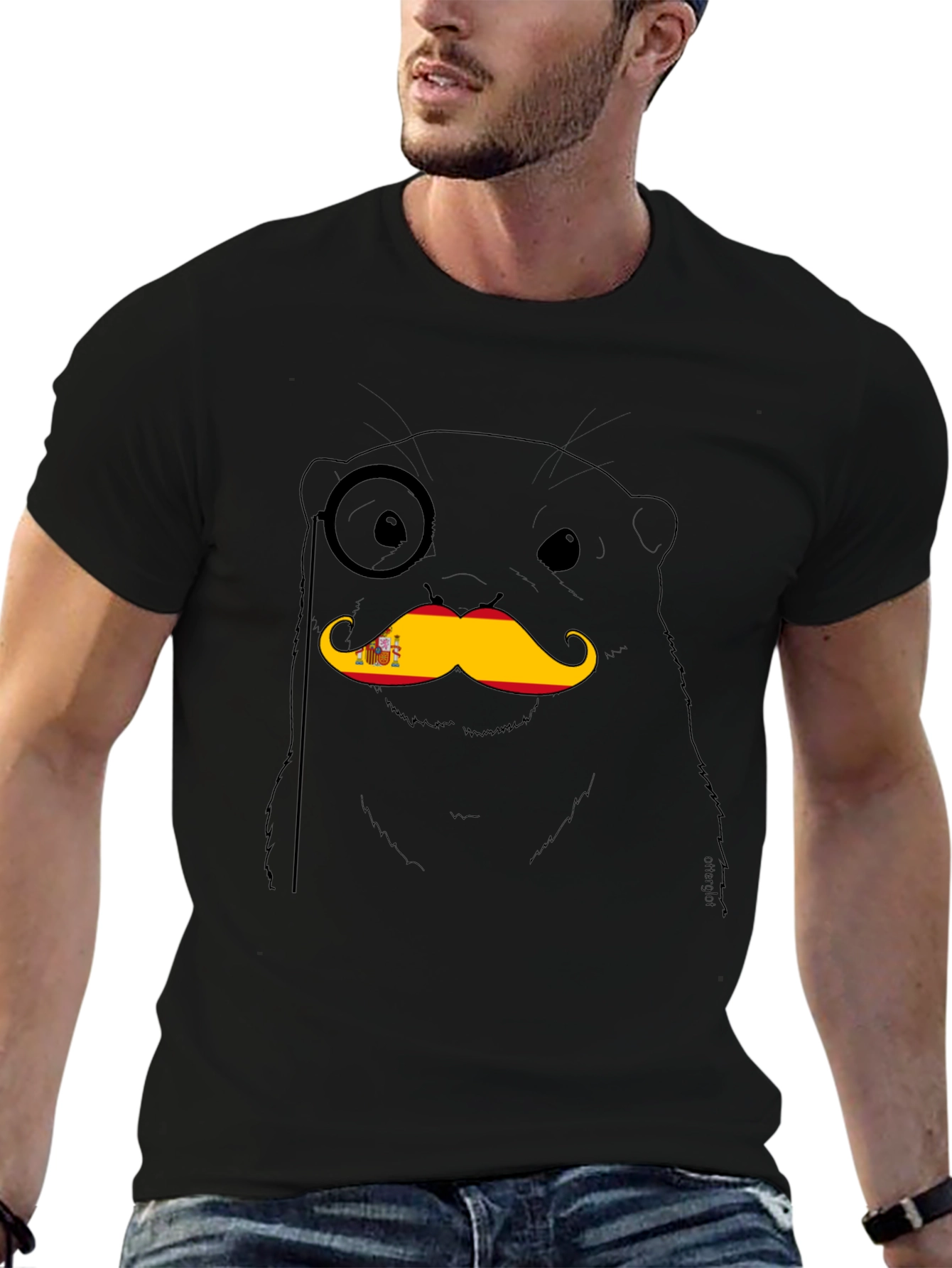 Otter Spain Moustache T-Shirt