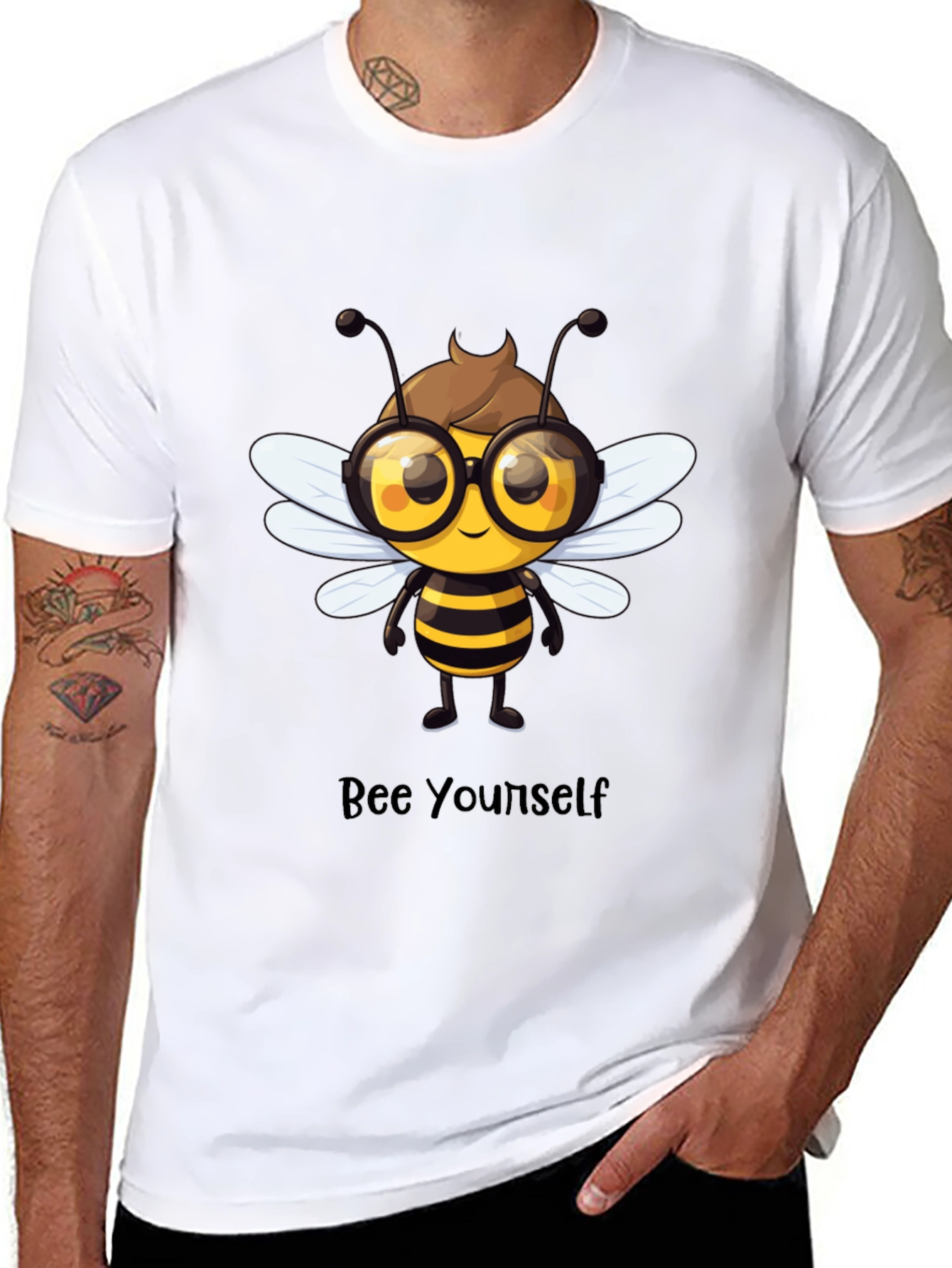 Bee Yourself Black T-Shirt