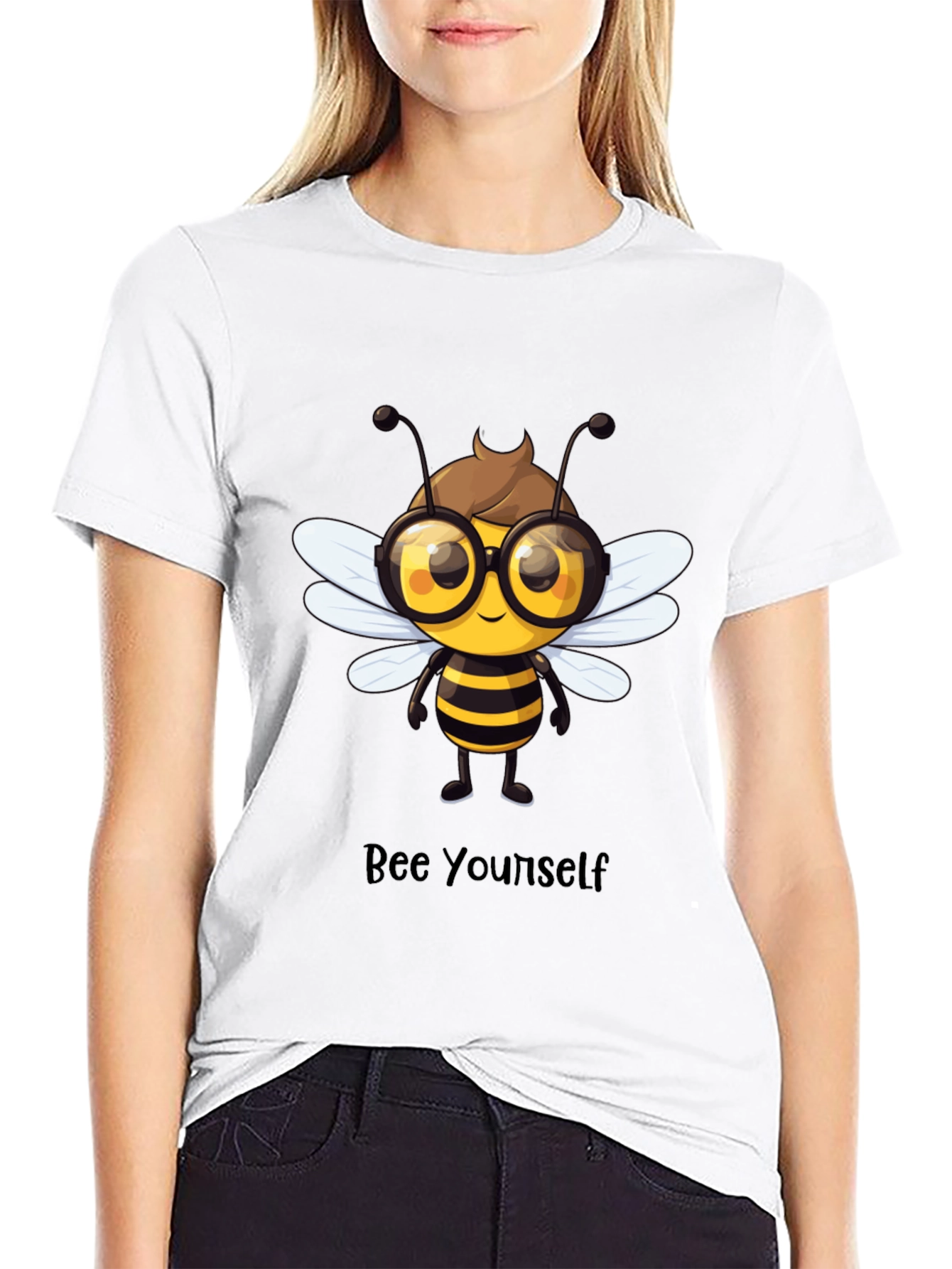 Bee Yourself Black T-Shirt