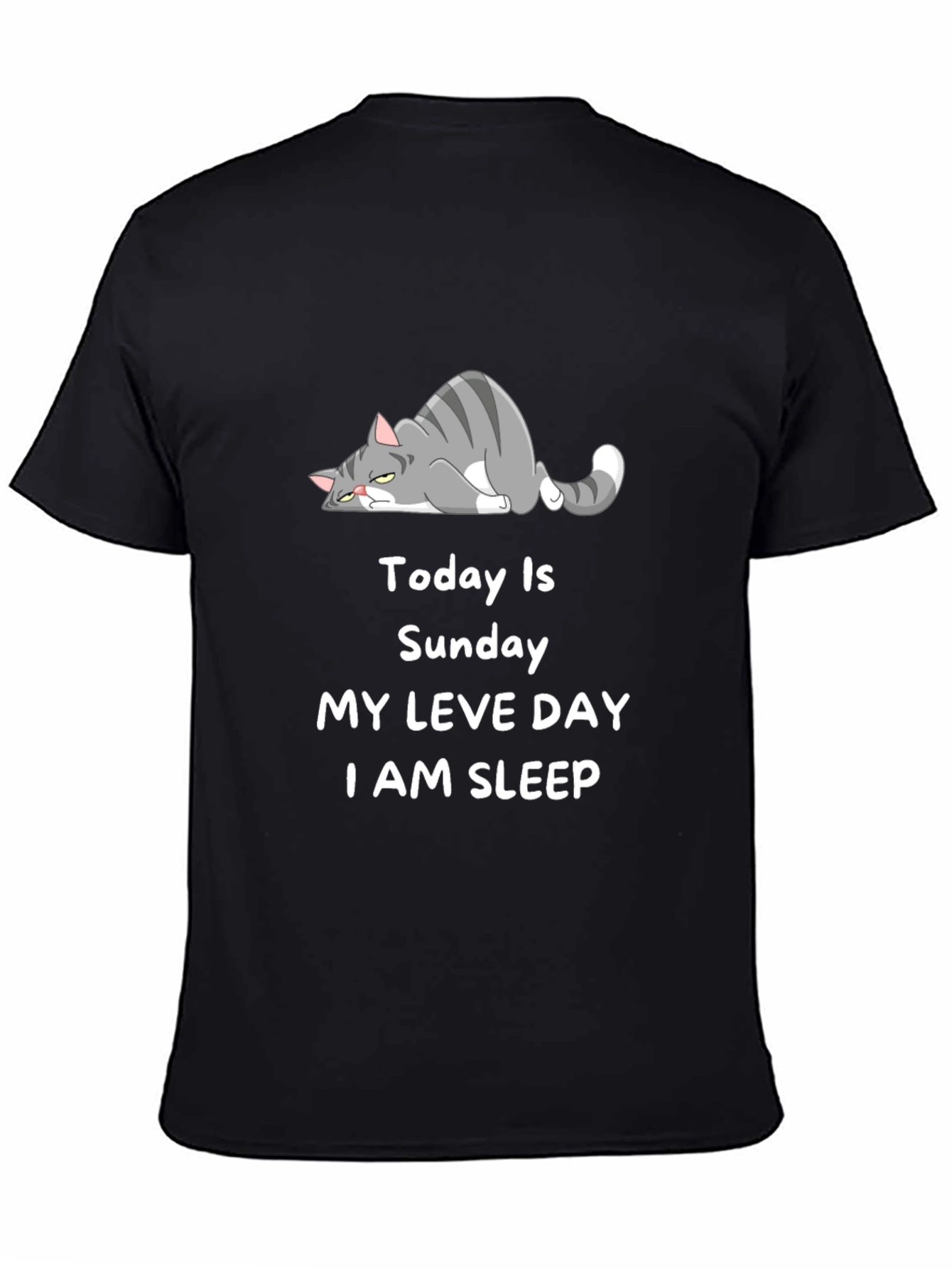 Lazy Cat Sunday T-Shirt