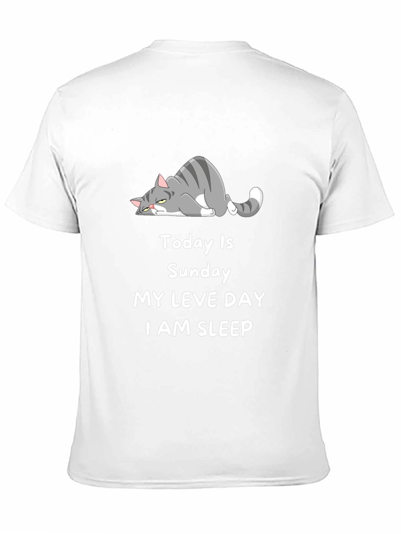 Lazy Cat Sunday T-Shirt