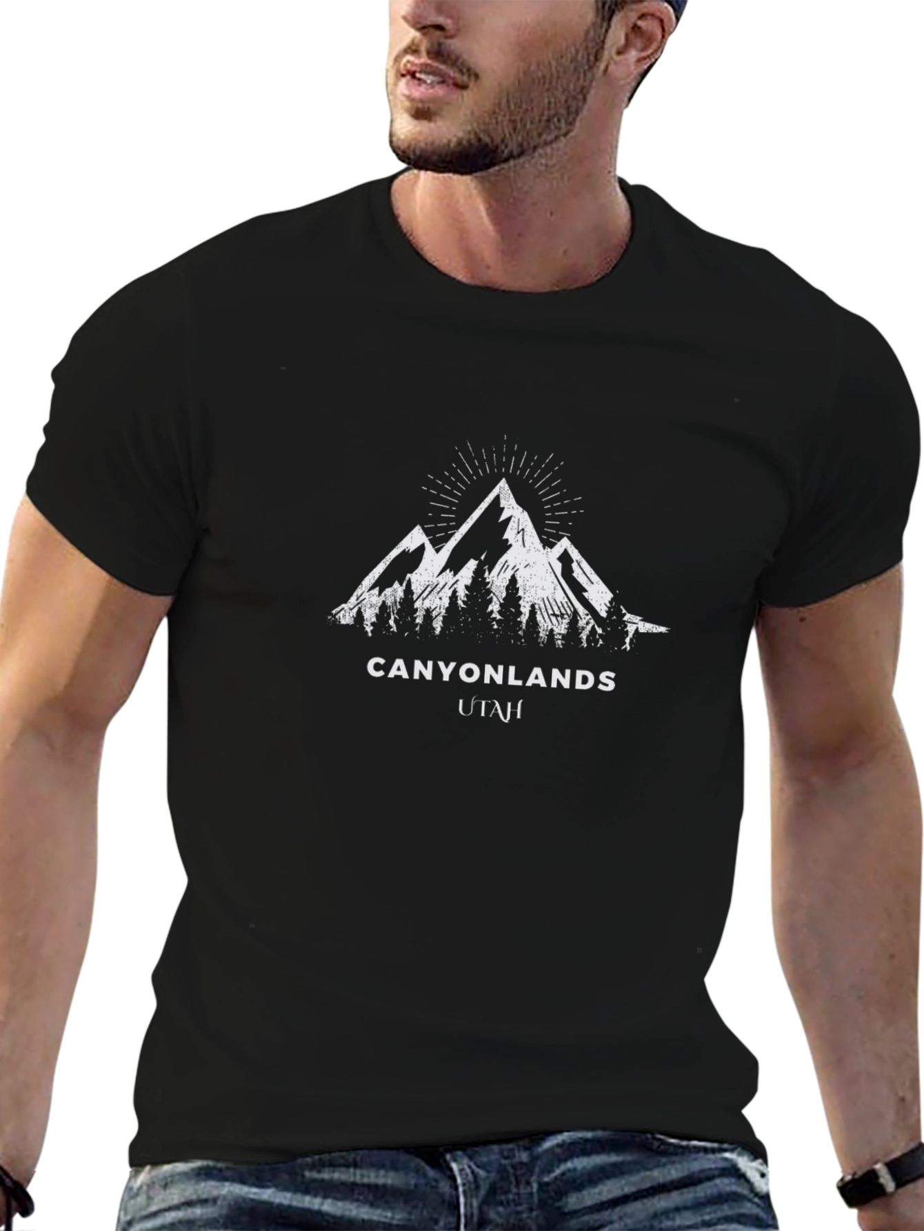 Canyonlands Utah Black T-Shirt
