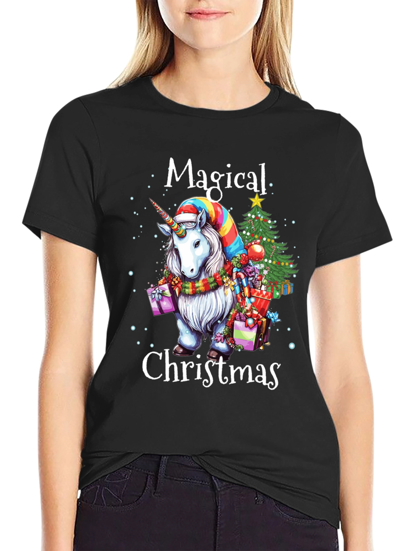 Magical Christmas Unicorn T-Shirt