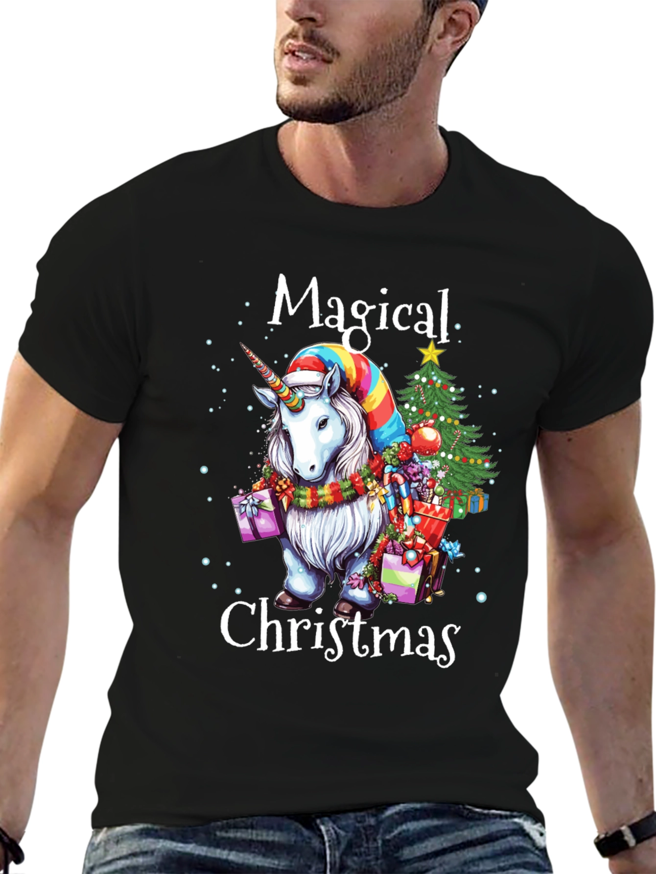Magical Christmas Unicorn T-Shirt