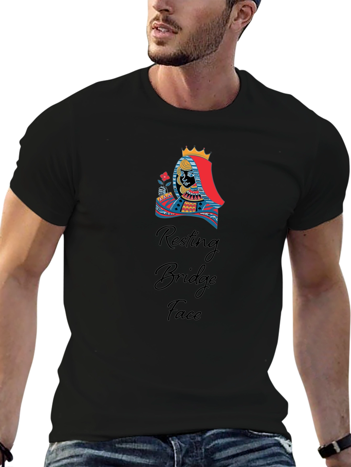 Resting Bridge Face Graphic T-Shirt