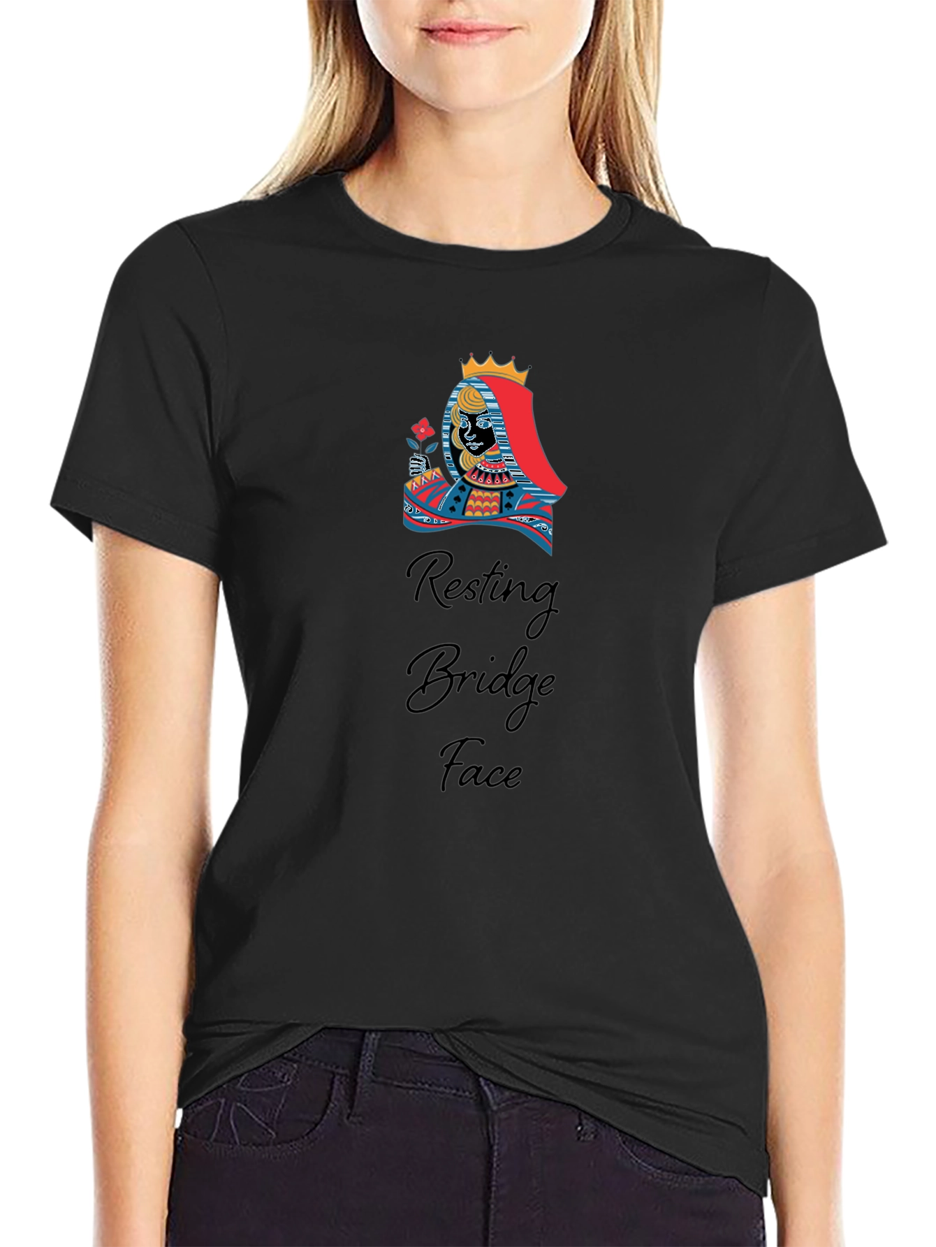 Resting Bridge Face Graphic T-Shirt