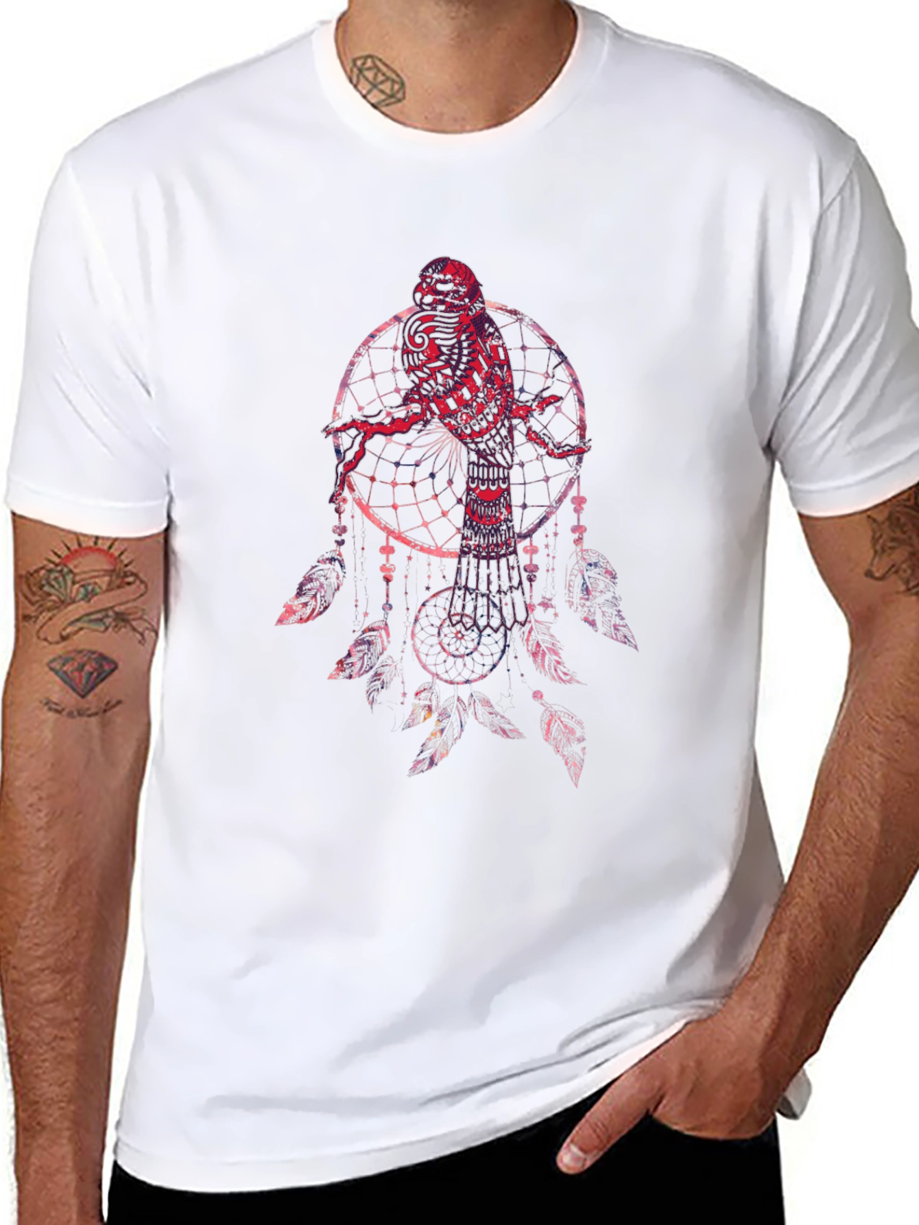 Dreamcatcher Owl Graphic T-Shirt
