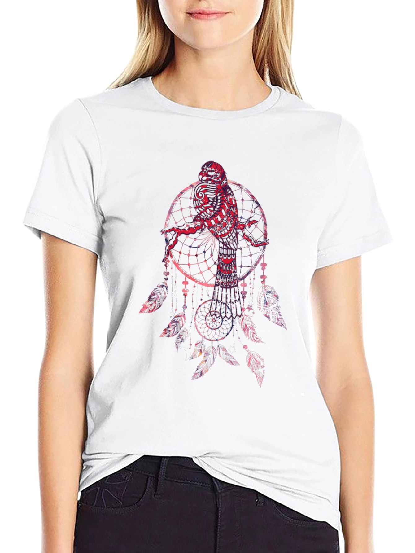 Dreamcatcher Owl Graphic T-Shirt