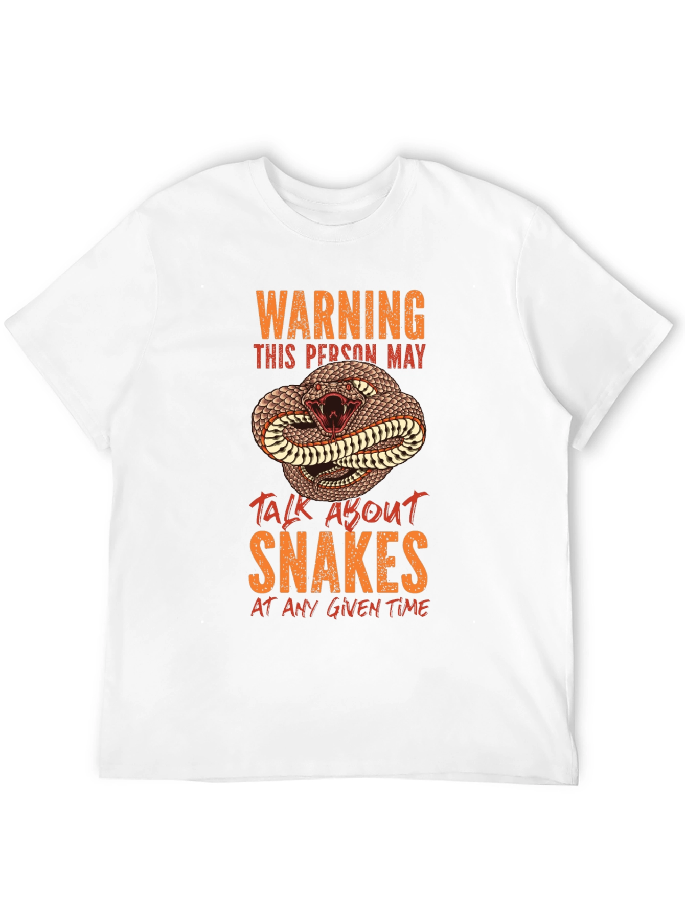 Warning Snake T-Shirt - Reptile Lover Gift