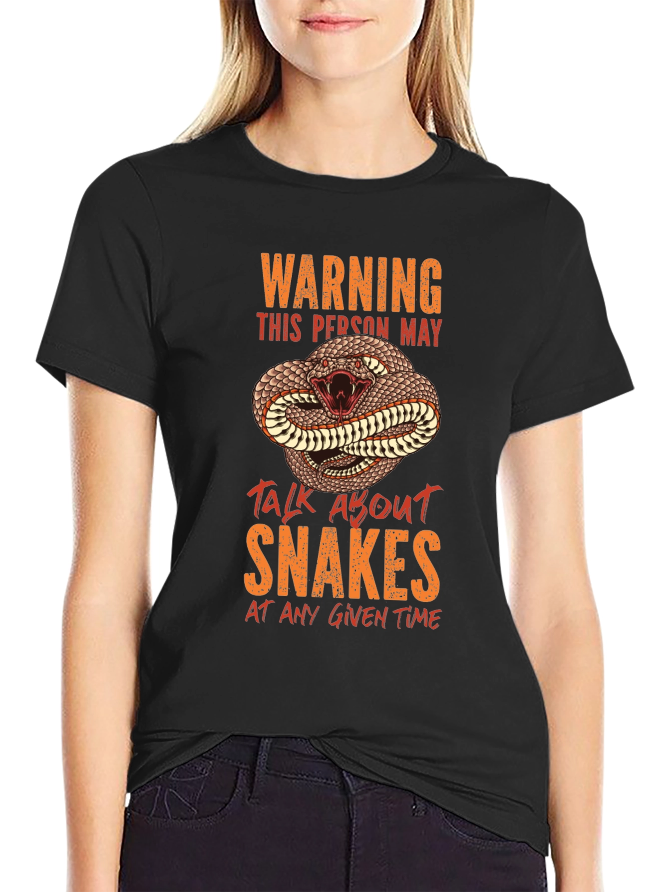 Warning Snake T-Shirt - Reptile Lover Gift
