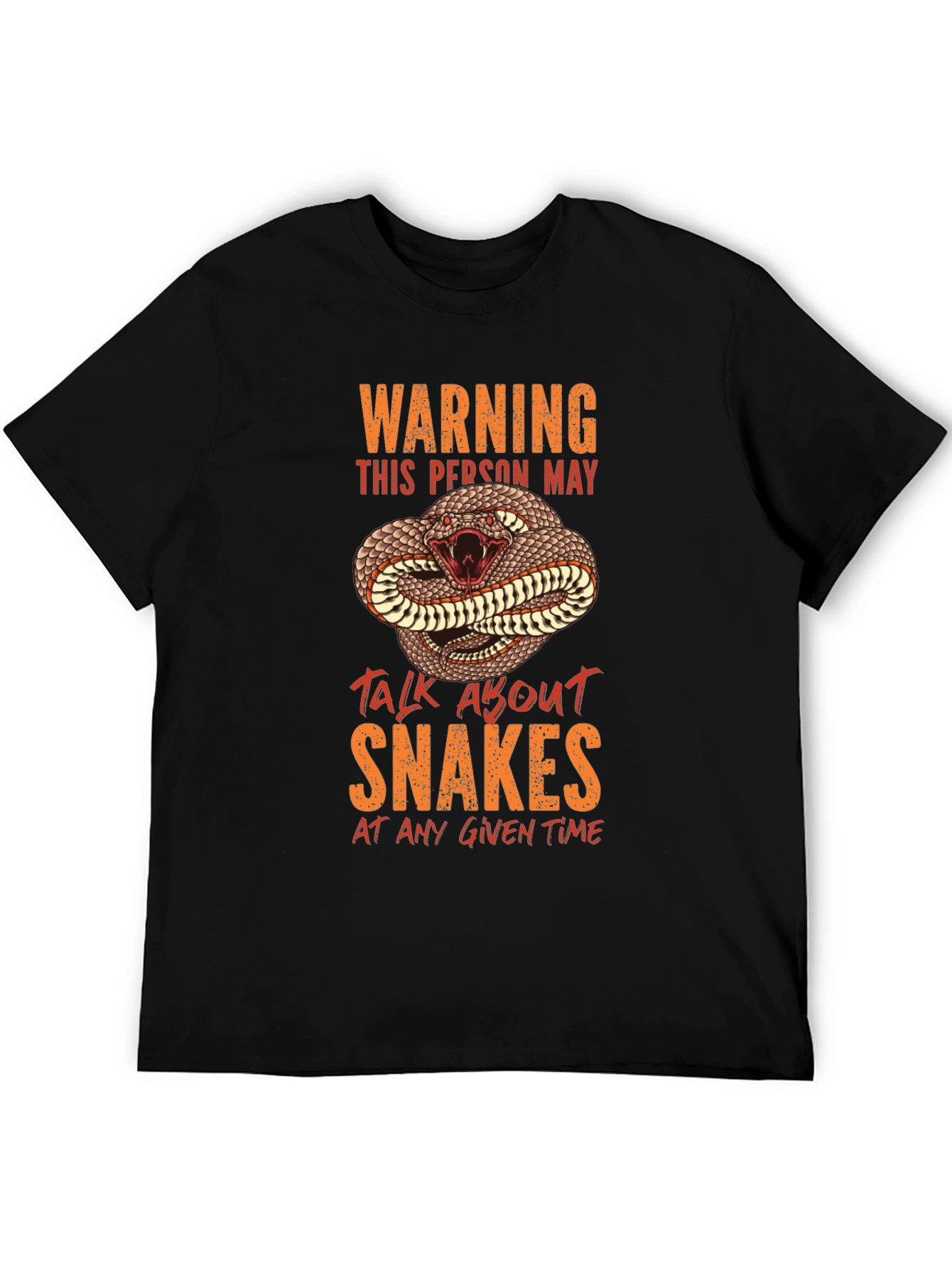 Warning Snake T-Shirt - Reptile Lover Gift