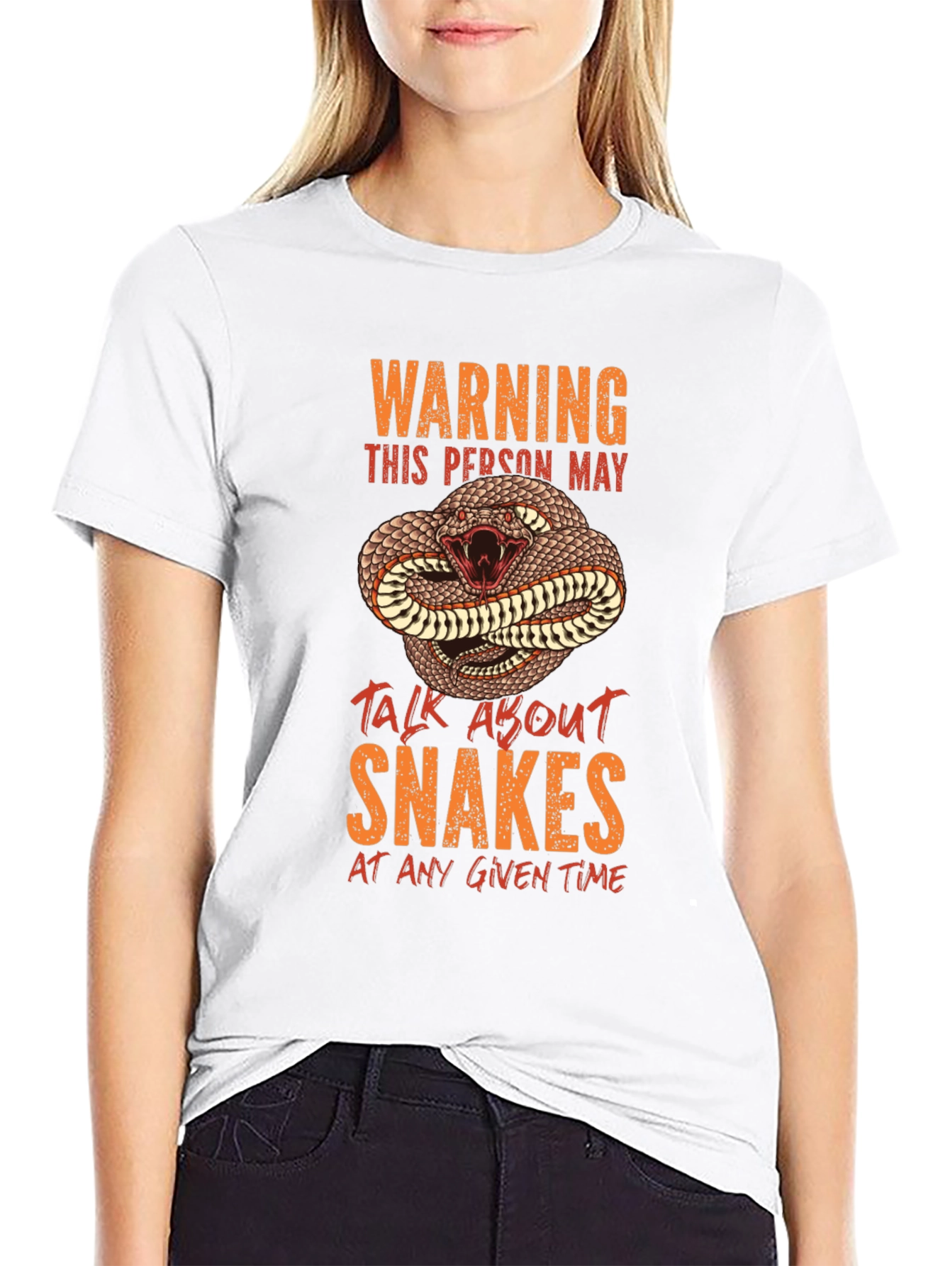 Warning Snake T-Shirt - Reptile Lover Gift