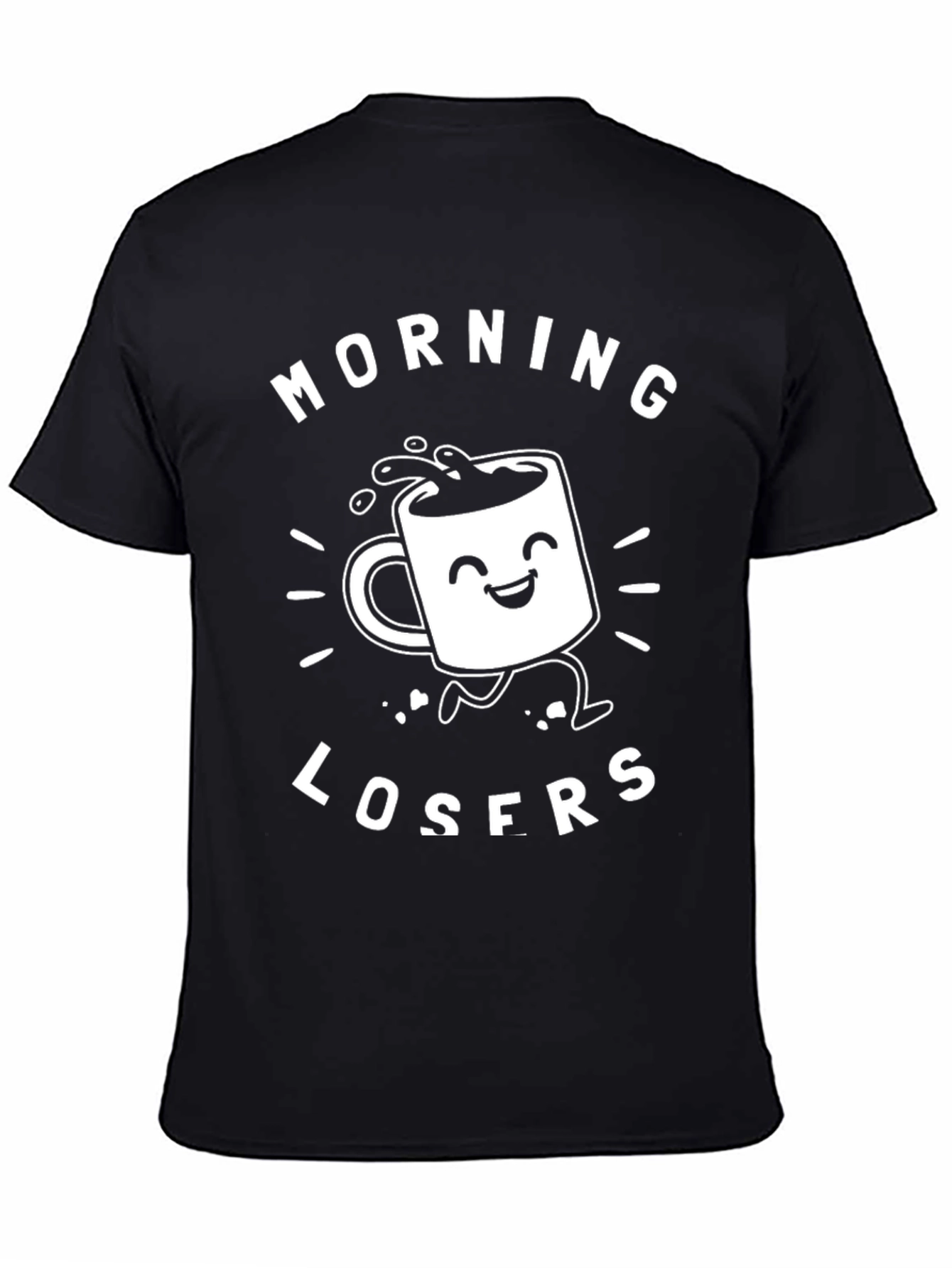 Morning Losers Graphic Tee - Black