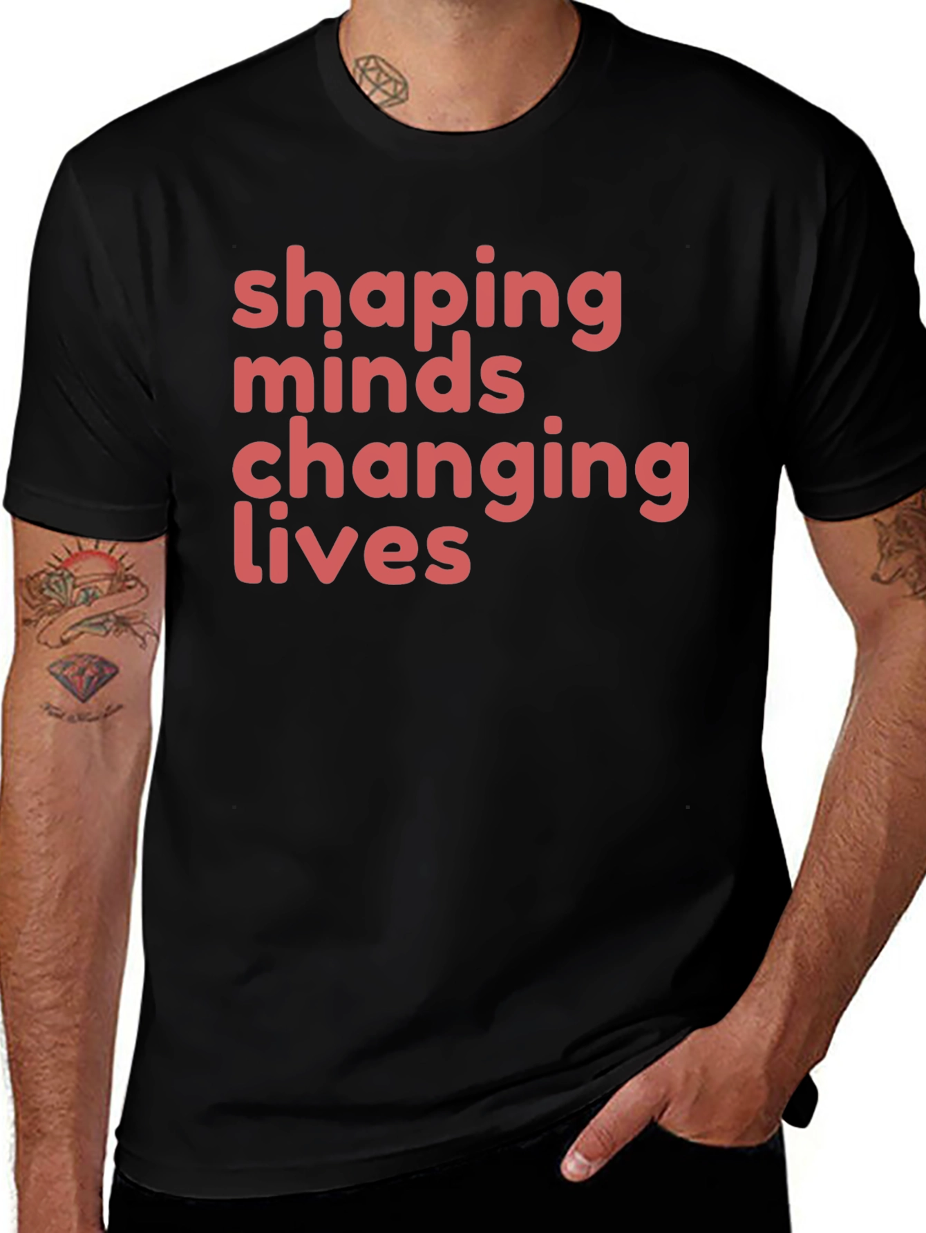 Shaping Minds Changing Lives Black T-Shirt