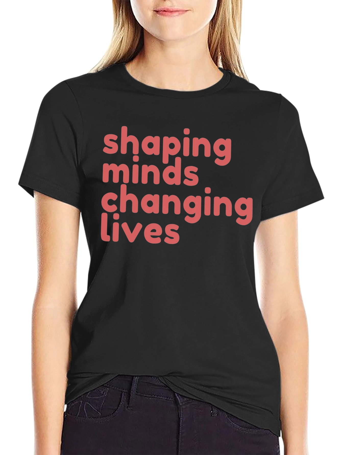 Shaping Minds Changing Lives Black T-Shirt