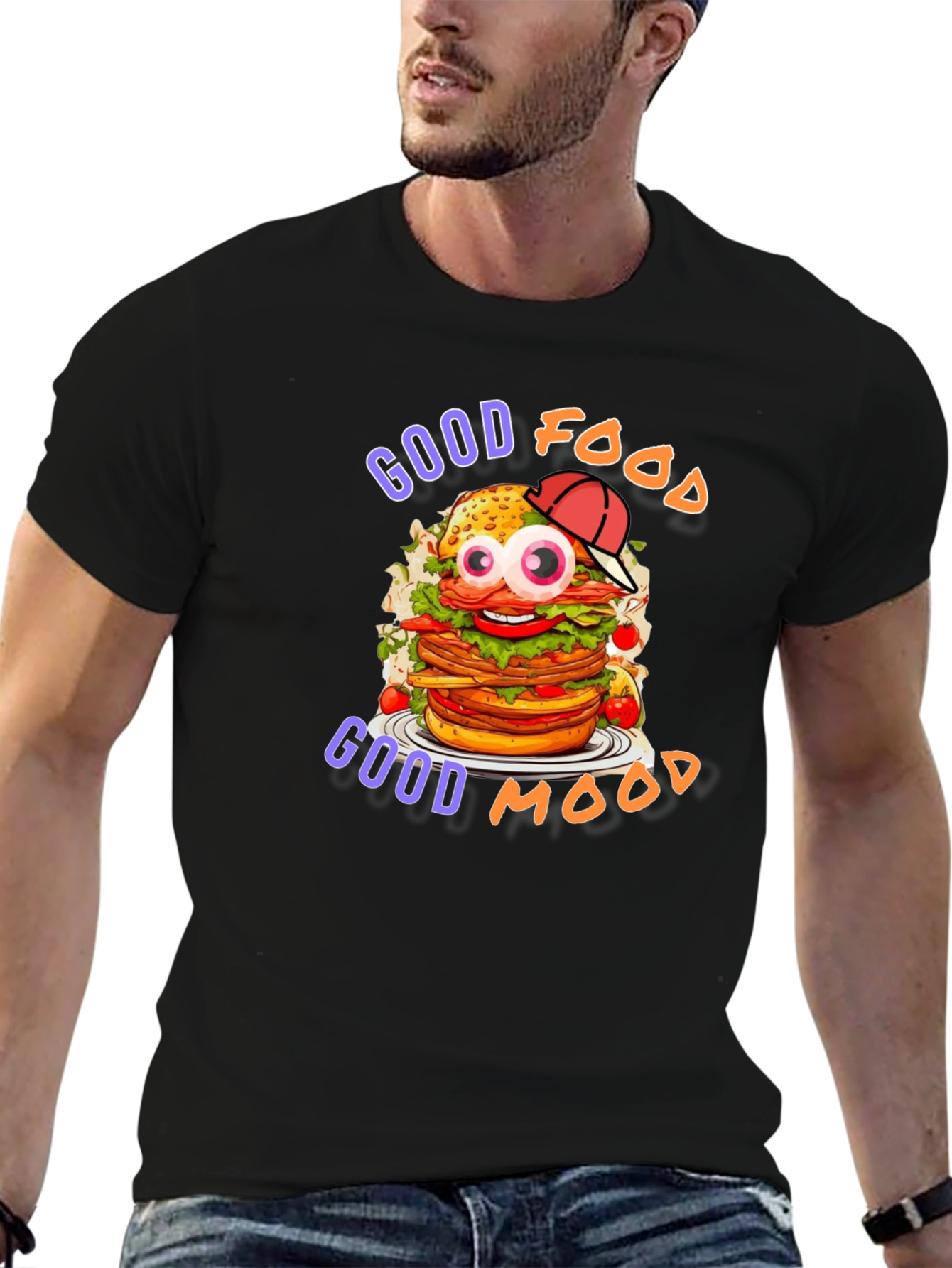 Good Food Good Mood Graphic Tee