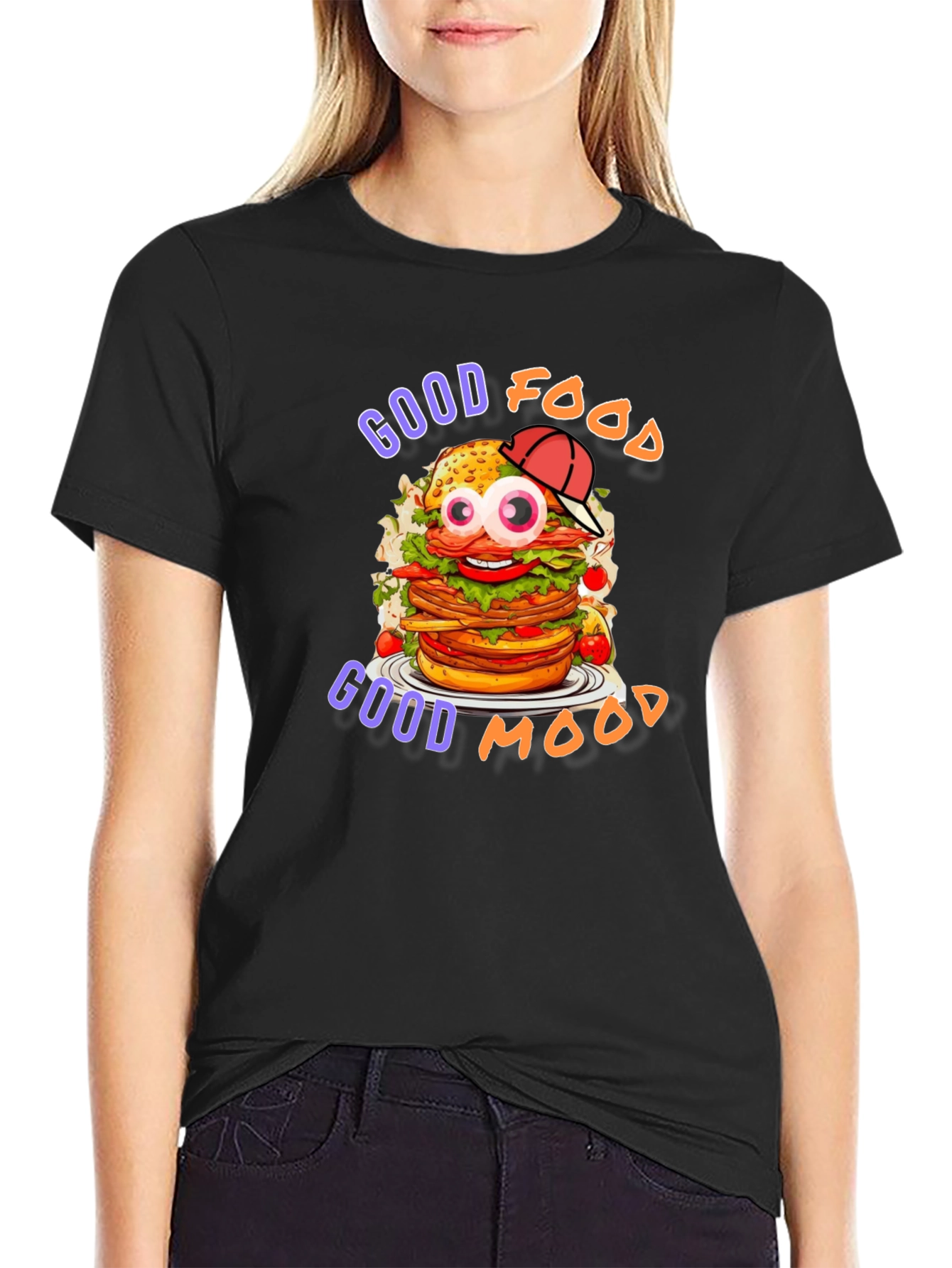 Good Food Good Mood Graphic Tee