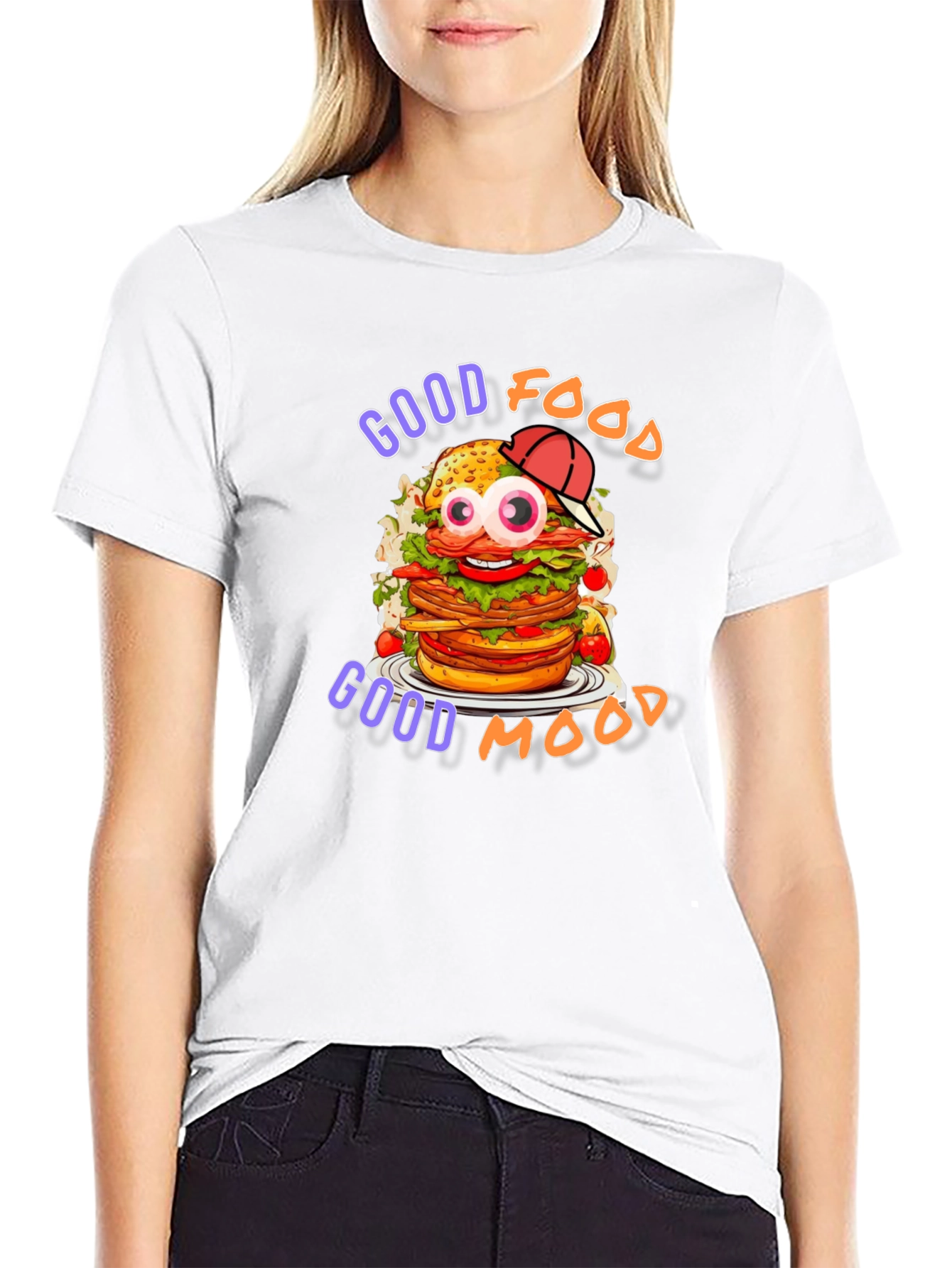 Good Food Good Mood Graphic Tee