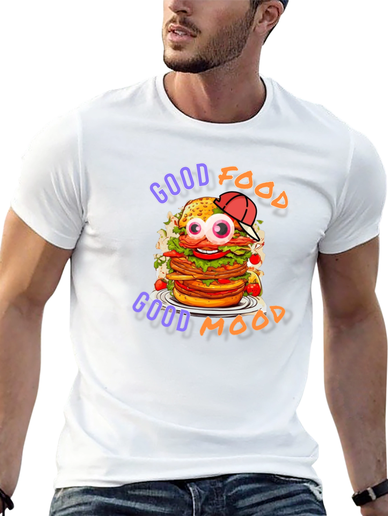 Good Food Good Mood Graphic Tee