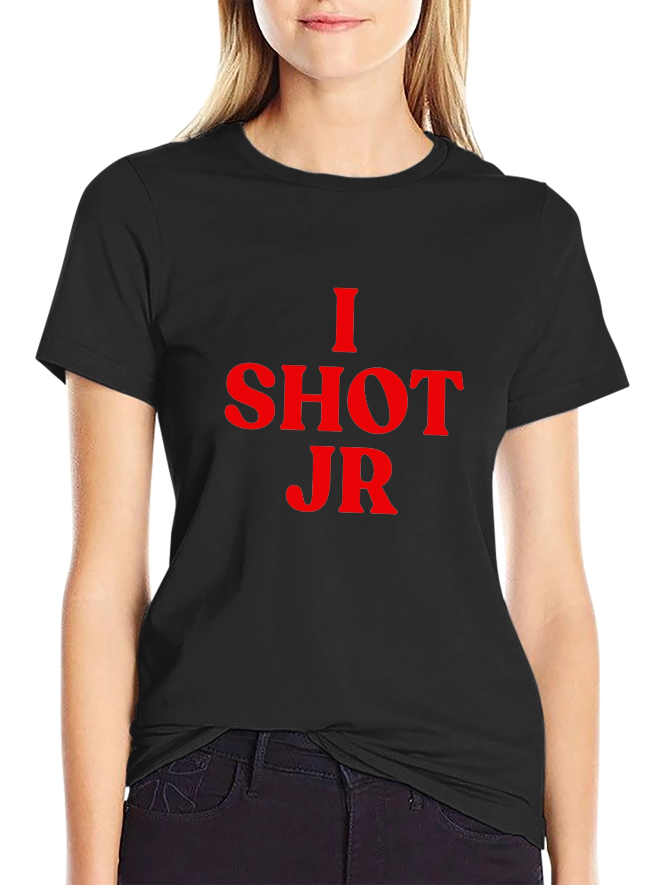 I Shot JR T-Shirt - Black Novelty Tee