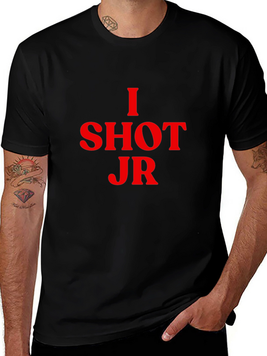 I Shot JR T-Shirt - Black Novelty Tee