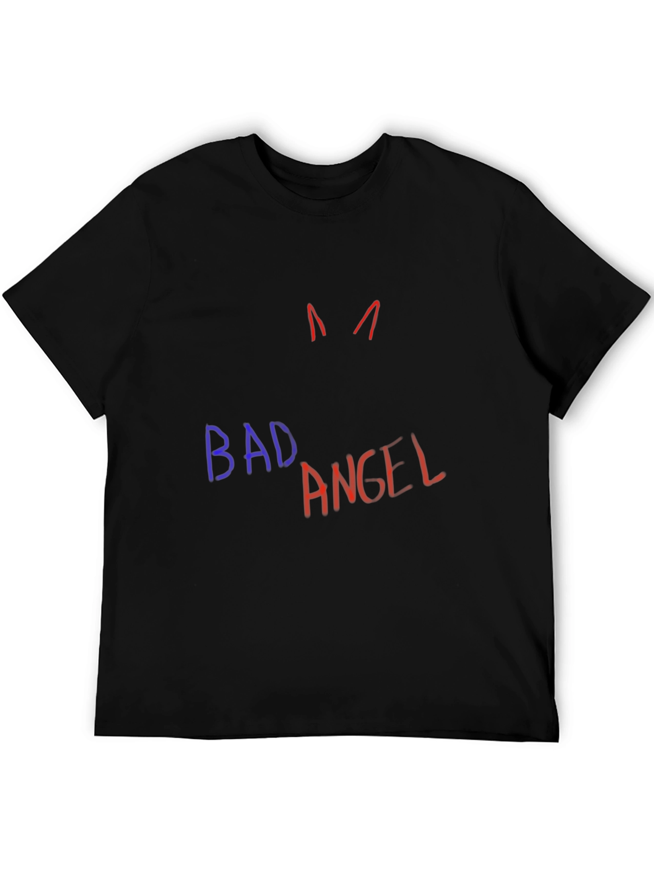 Bad Angel Graphic Black T-Shirt
