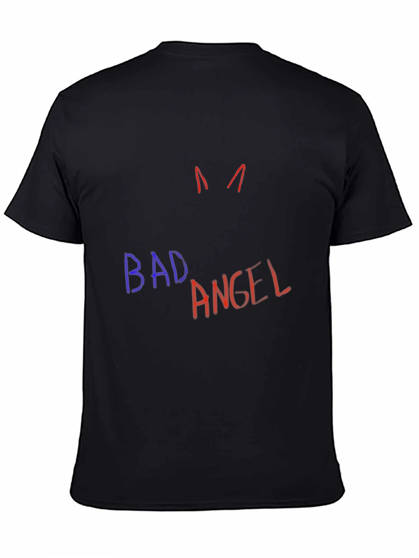 Bad Angel Graphic Black T-Shirt