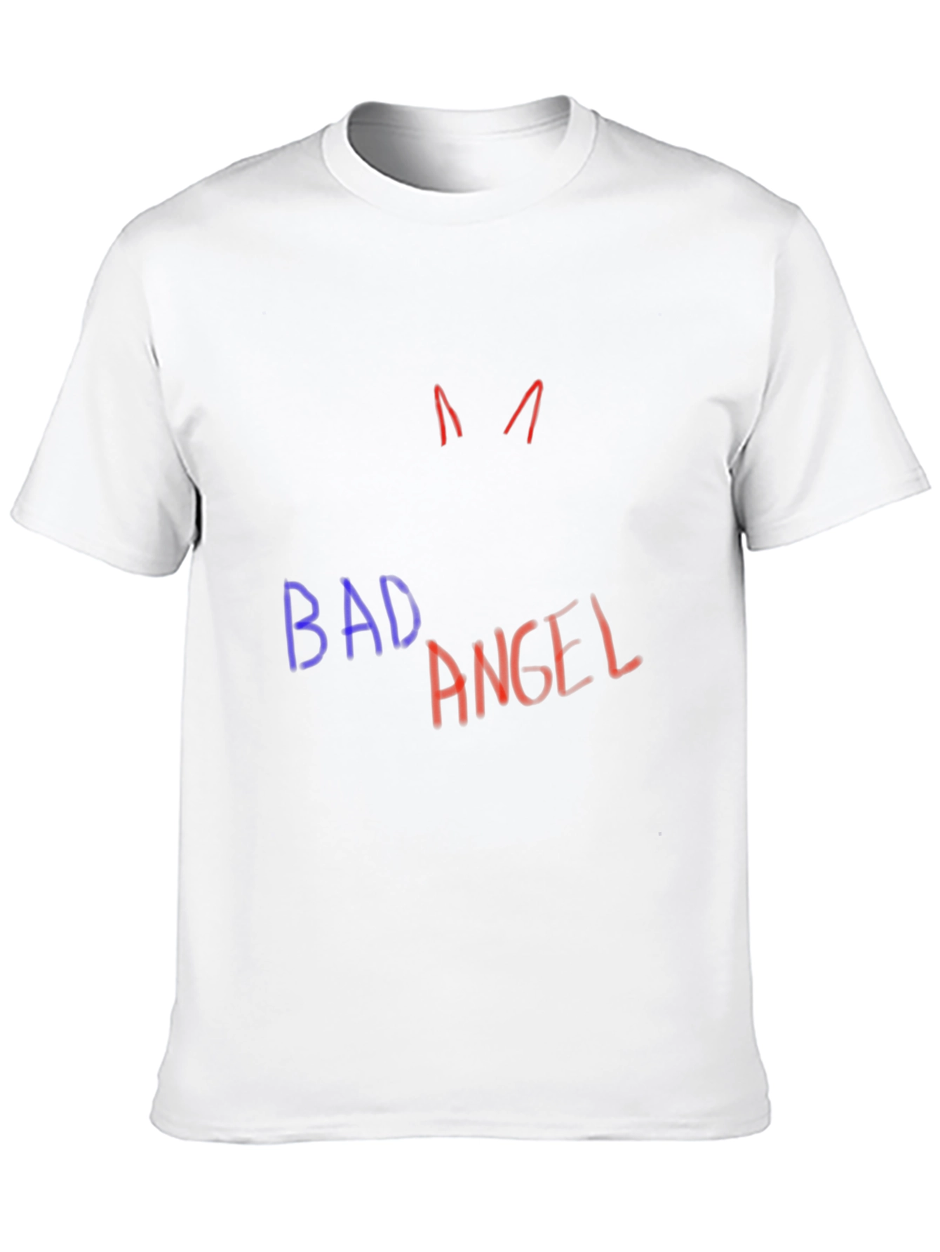 Bad Angel Graphic Black T-Shirt